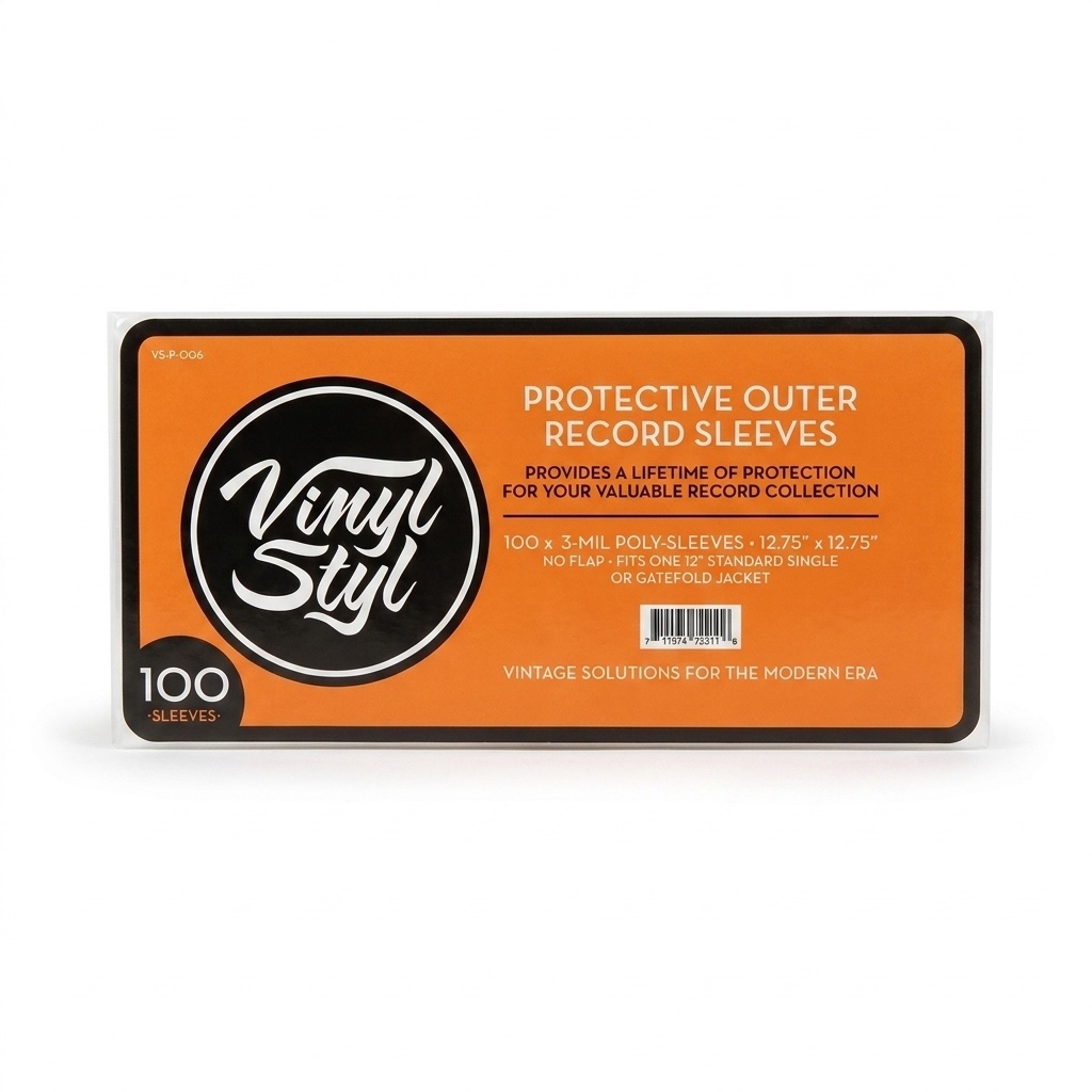 Protective Outer Record Sleeves - 100 Count