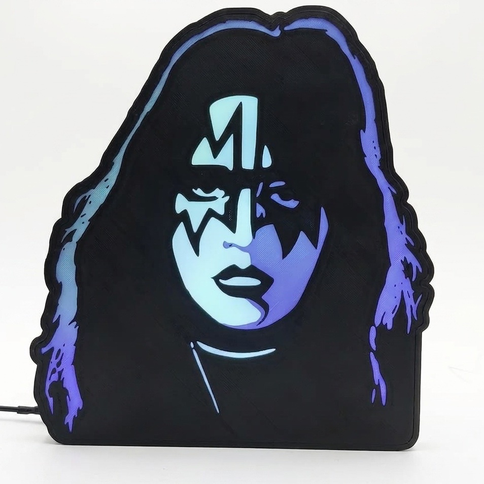 KISS Ace Frehley RGB Lightbox