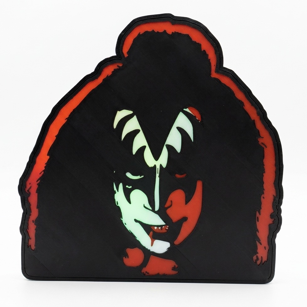 KISS Gene Simmons RGB Lightbox