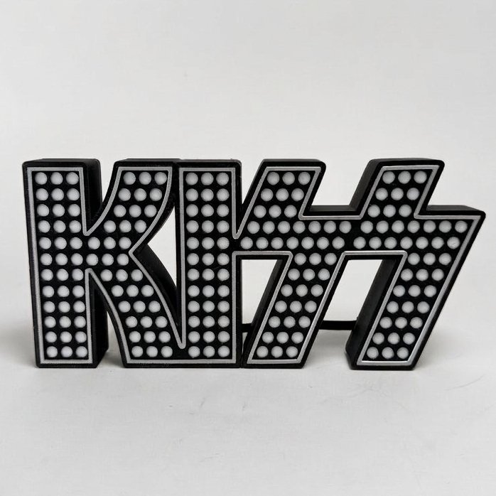 KISS LOGO RGB LIGHTBOX