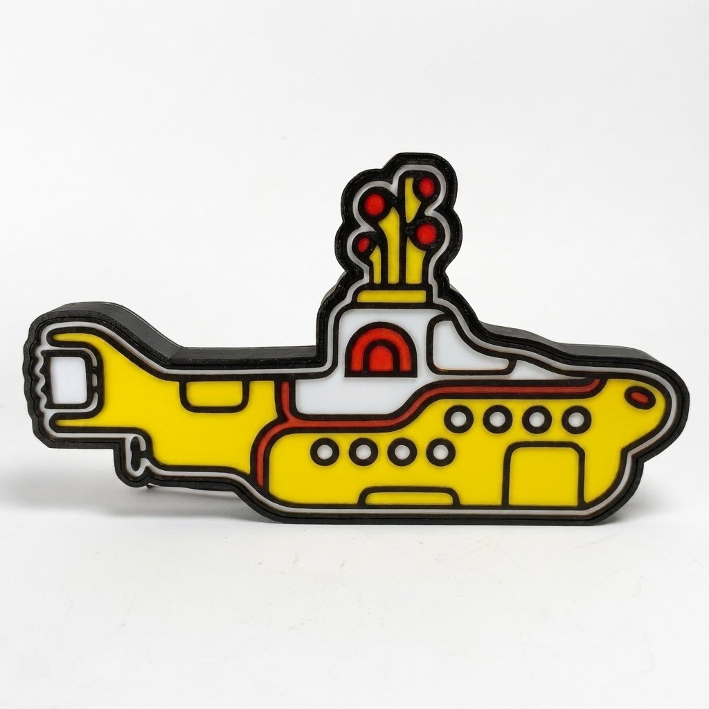 The Beatles Yellow Submarine RGB LIGHTBOX