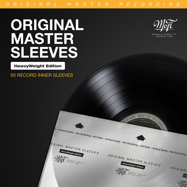 MoFi HeavyWeight Record Inner Sleeves - 50 Count