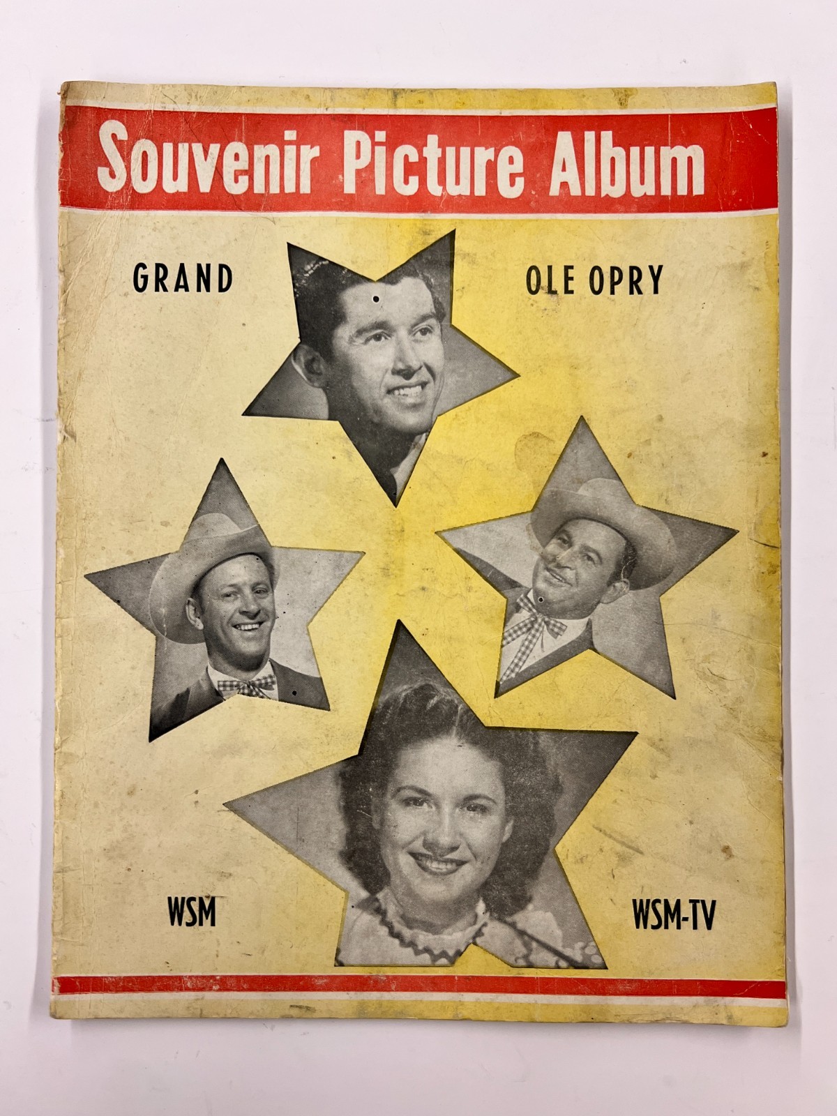Grand Ole Opry Multi-Signed Soivernir Picture Album Roy Acuff Kitty Wells JSA