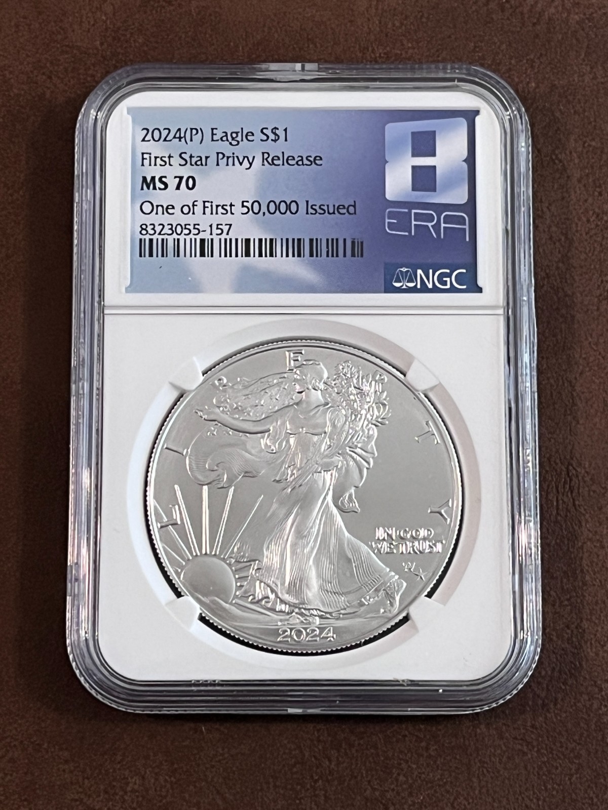 2024(P) Eagle $1 First Star Privy Release NGC MS70 First 50,000 Issued 8th Era