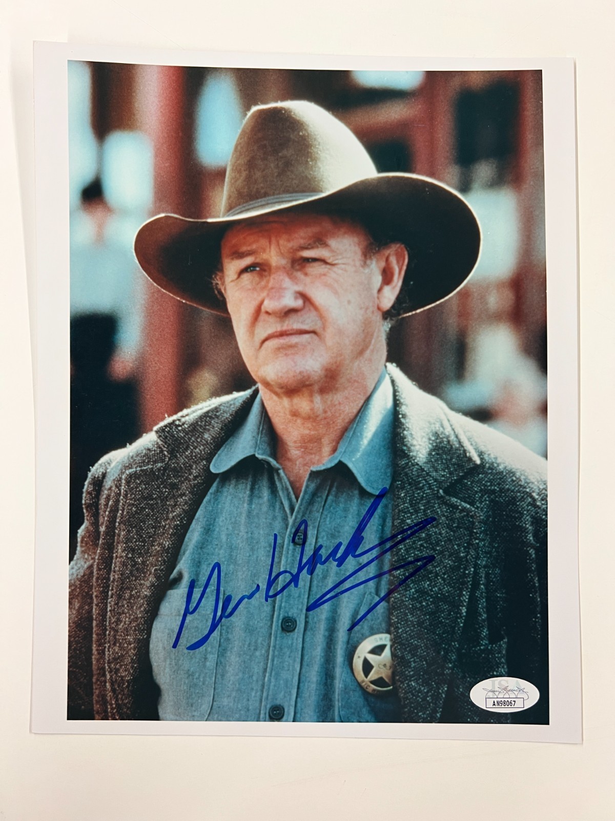 Gene Hackman Signed Auto Autographed Photo 8x10 Unforgiven JSA COA