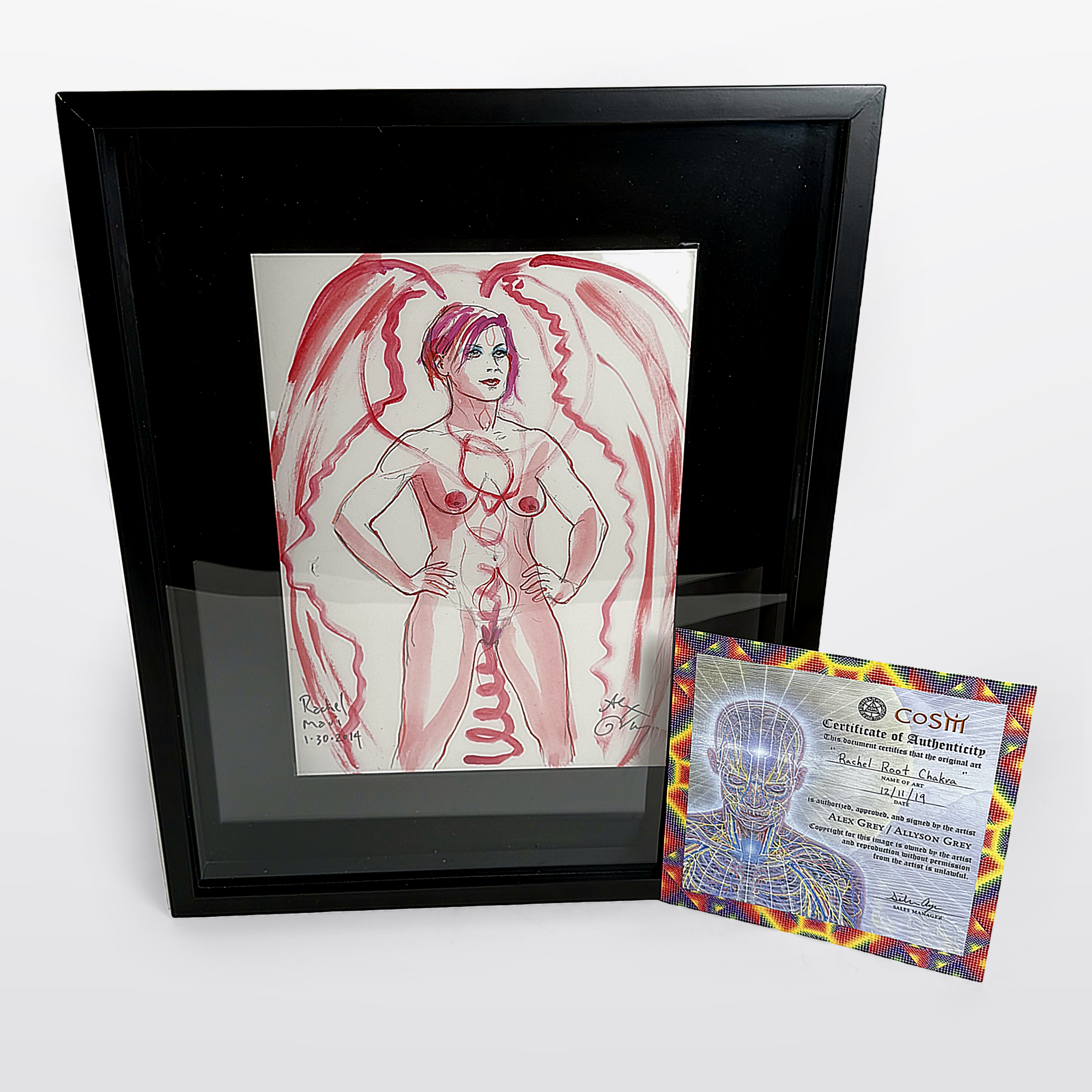 Alex Grey Original Art Rachel Root Chakra COSM