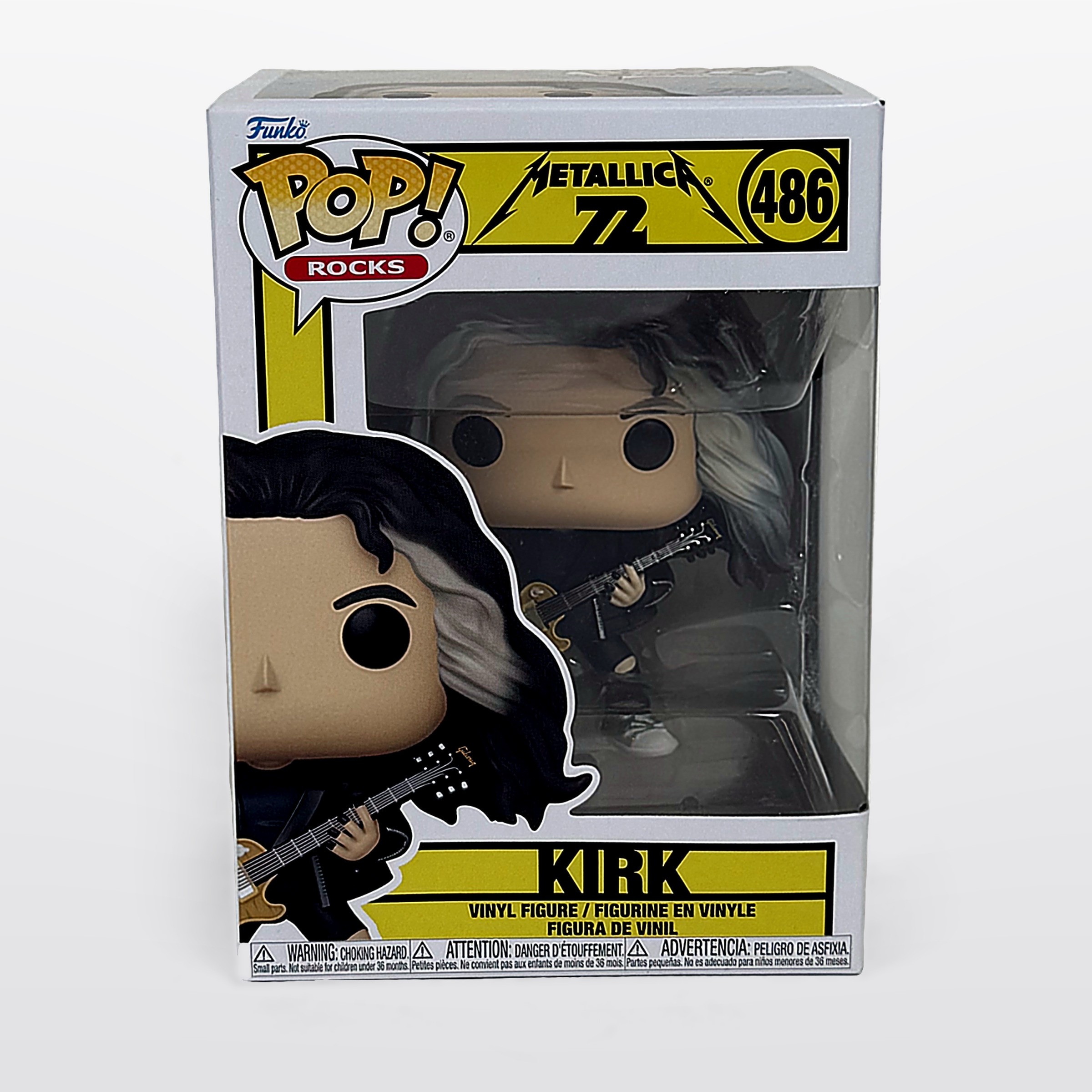 Funko Pop Rocks: Metallica 72 Kirk #486 Vinyl Figure