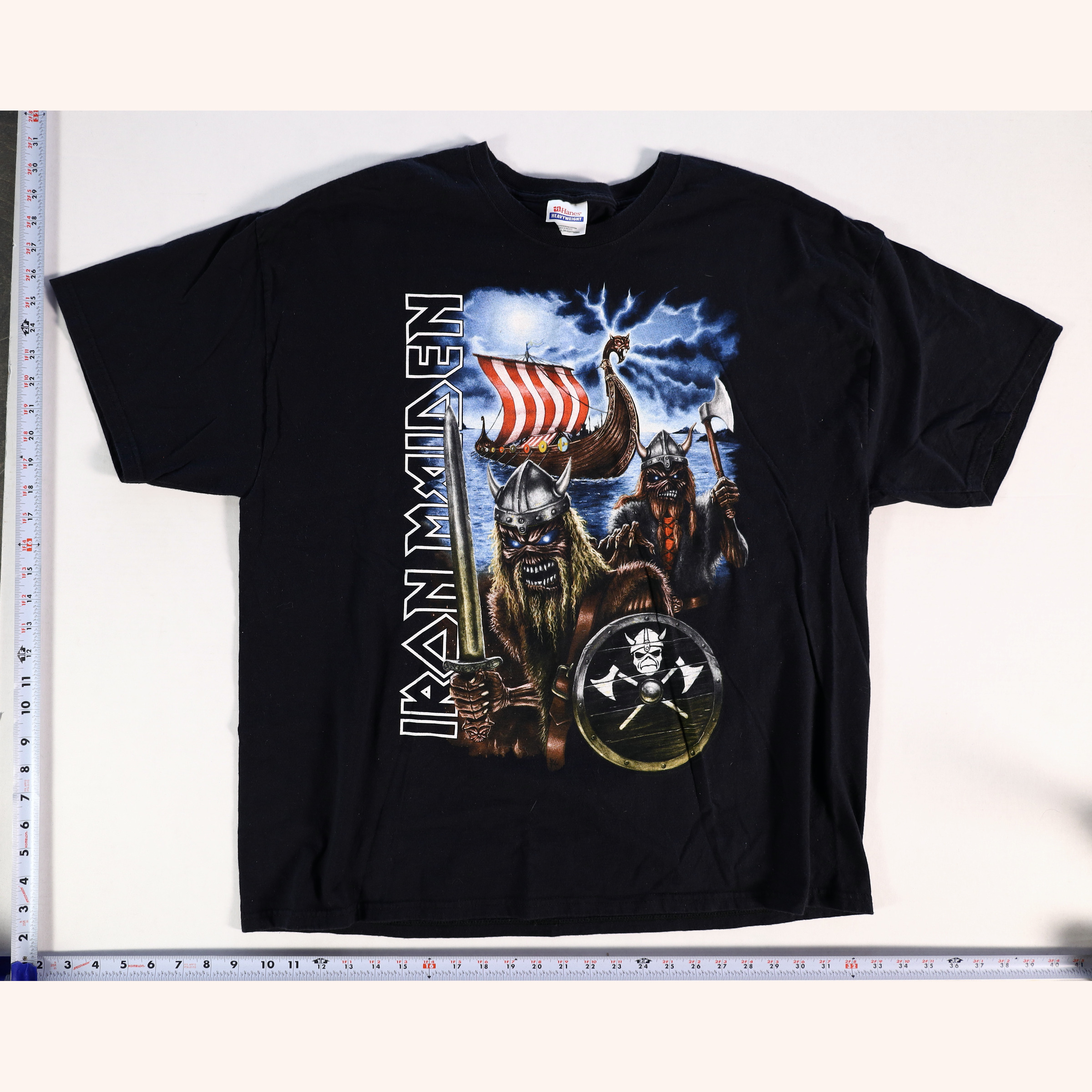 Vintage Iron Maiden A Matter Of Life And Death Nordic Tour 2006 T-Shirt Size 2XL