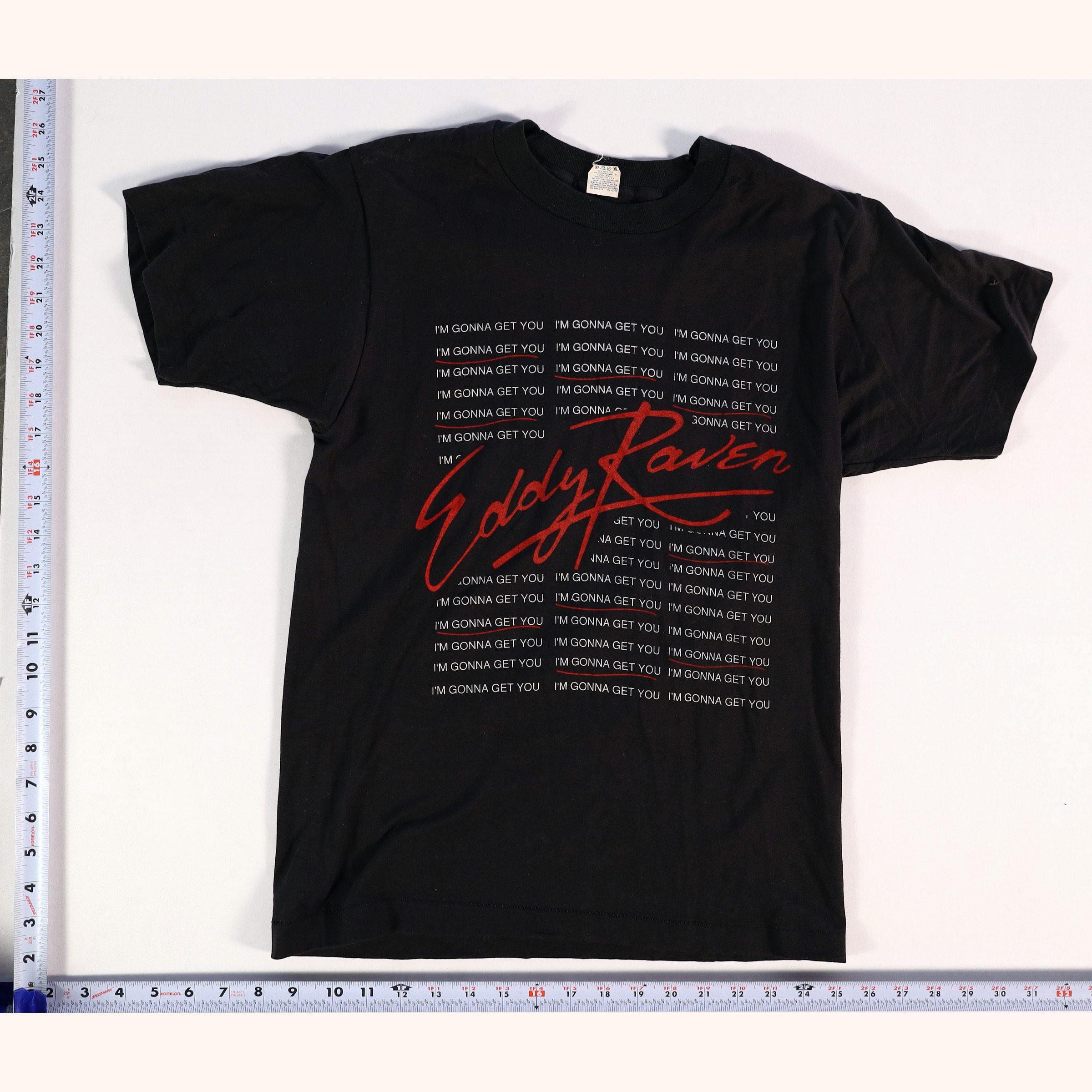 Vintage 1980s Eddy Raven - I'm Gonna Get You T-Shirt Size S