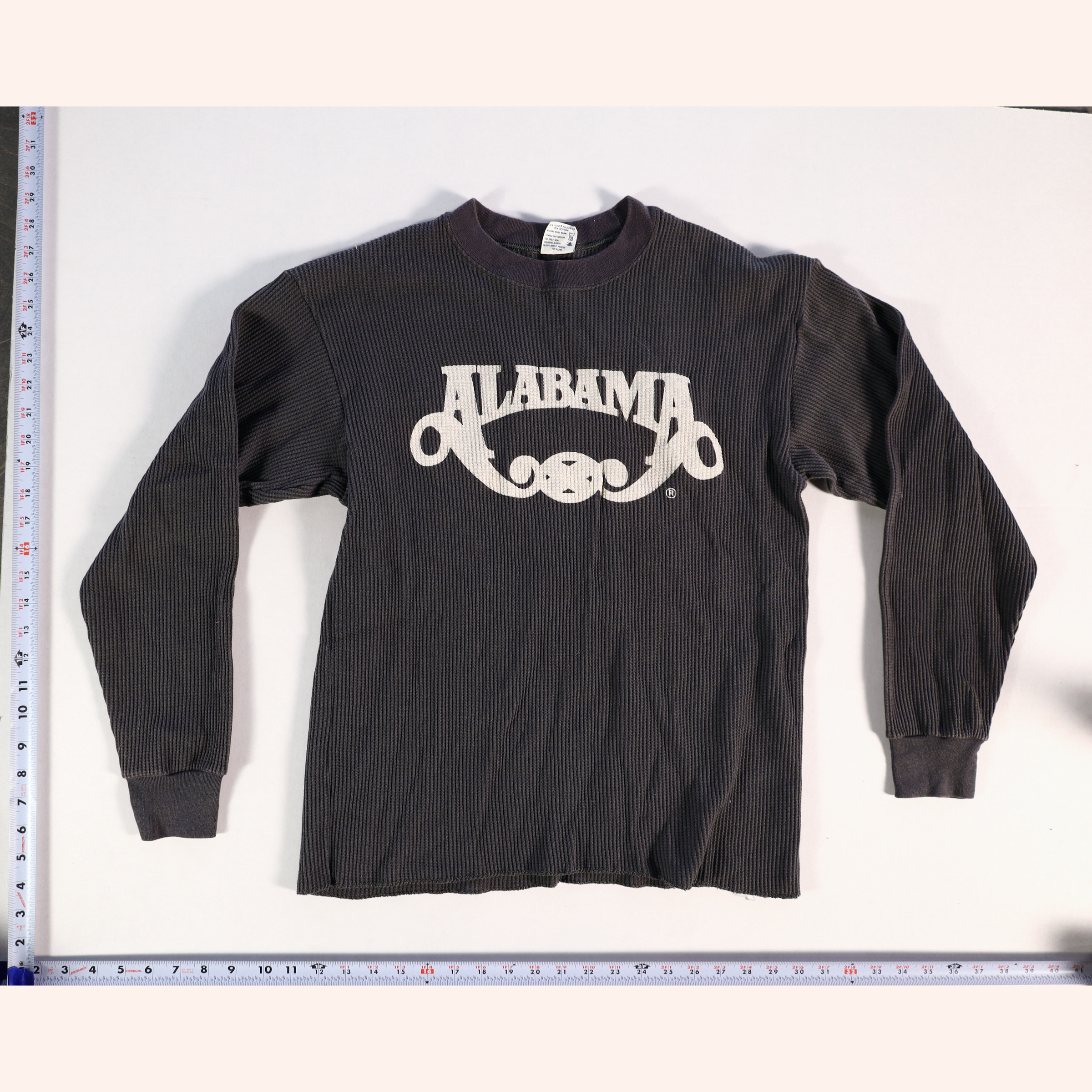 Vintage 1980s ALABAMA 1986 Fan's Tour Long Sleeve Thermal Shirt Size L