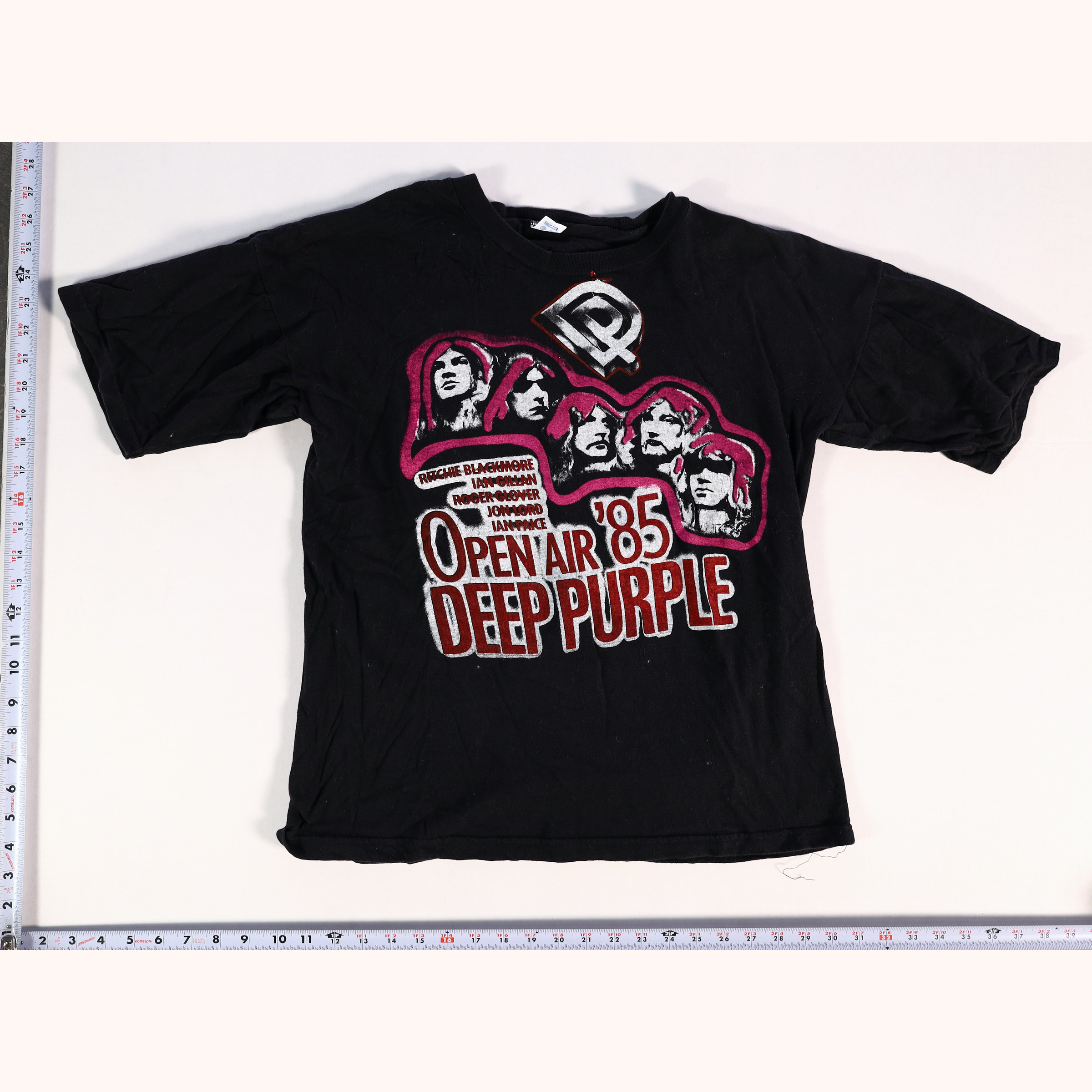 Vintage 1980s Deep Purple Open Air '85 T-Shirt Size L