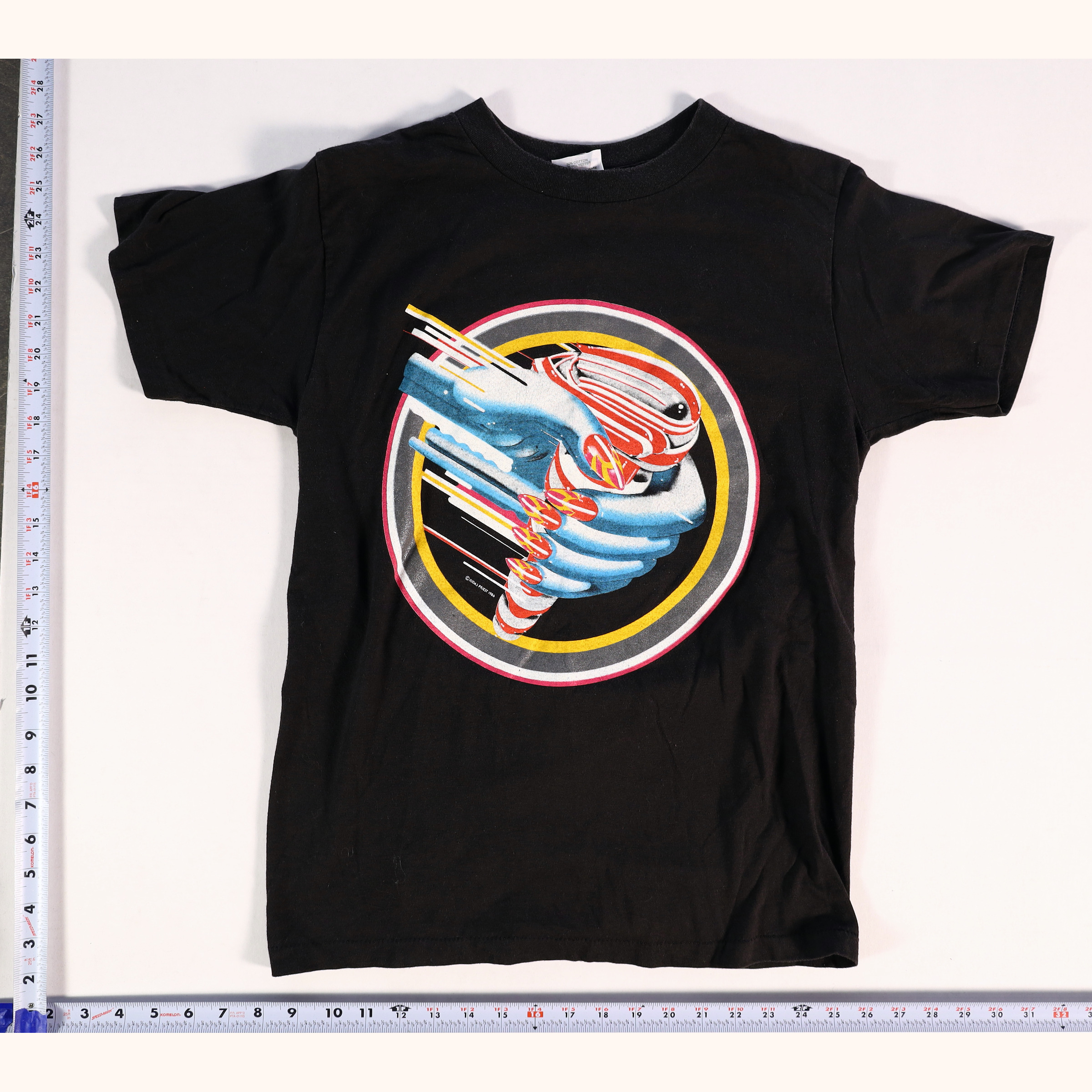 Vintage 1980s Judas Priest Fuel For Life Tour 86 T-Shirt Size L