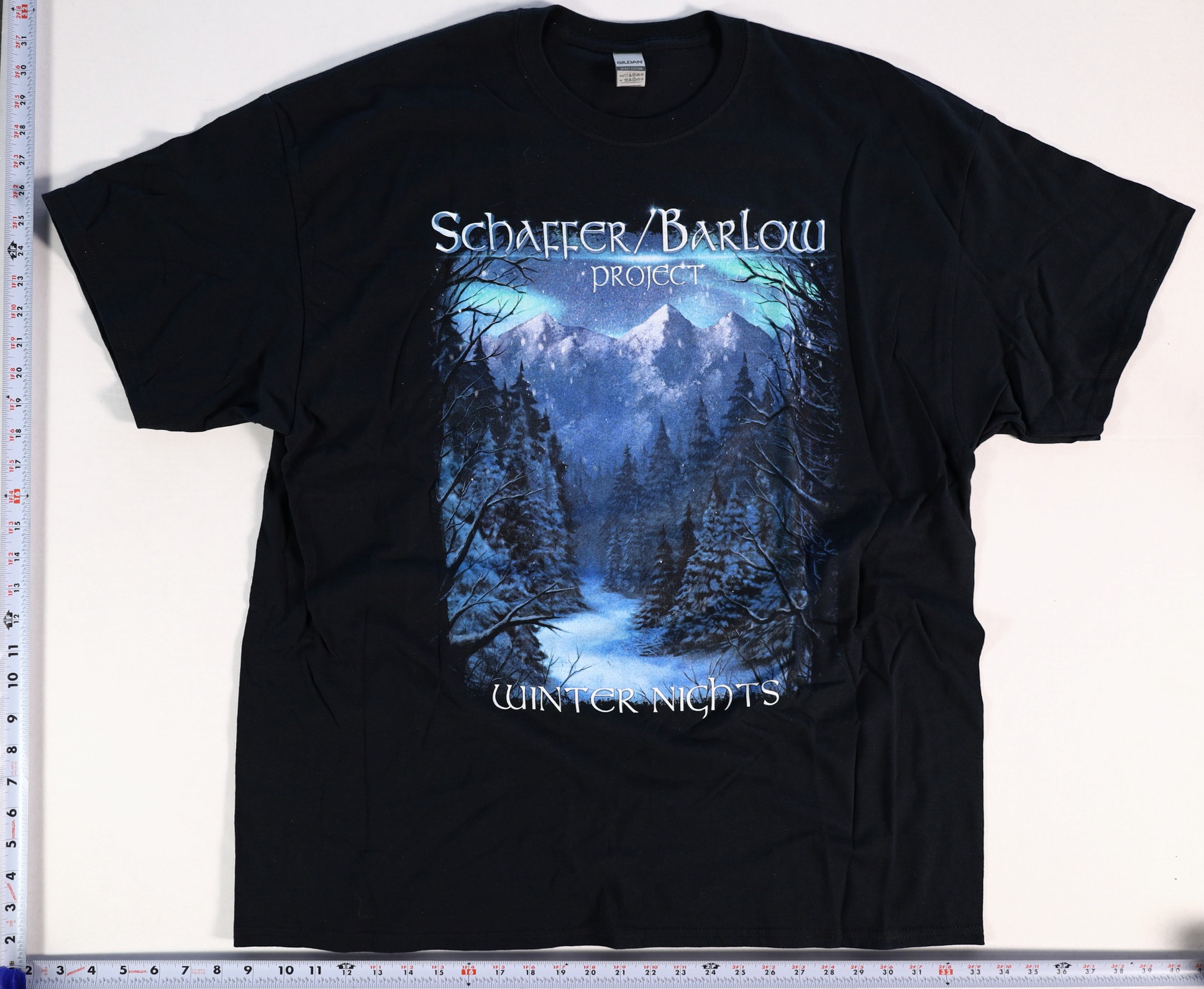 Vintage 2010s Schaffer/barlow Project Winter Nights T-Shirt Size 2XL