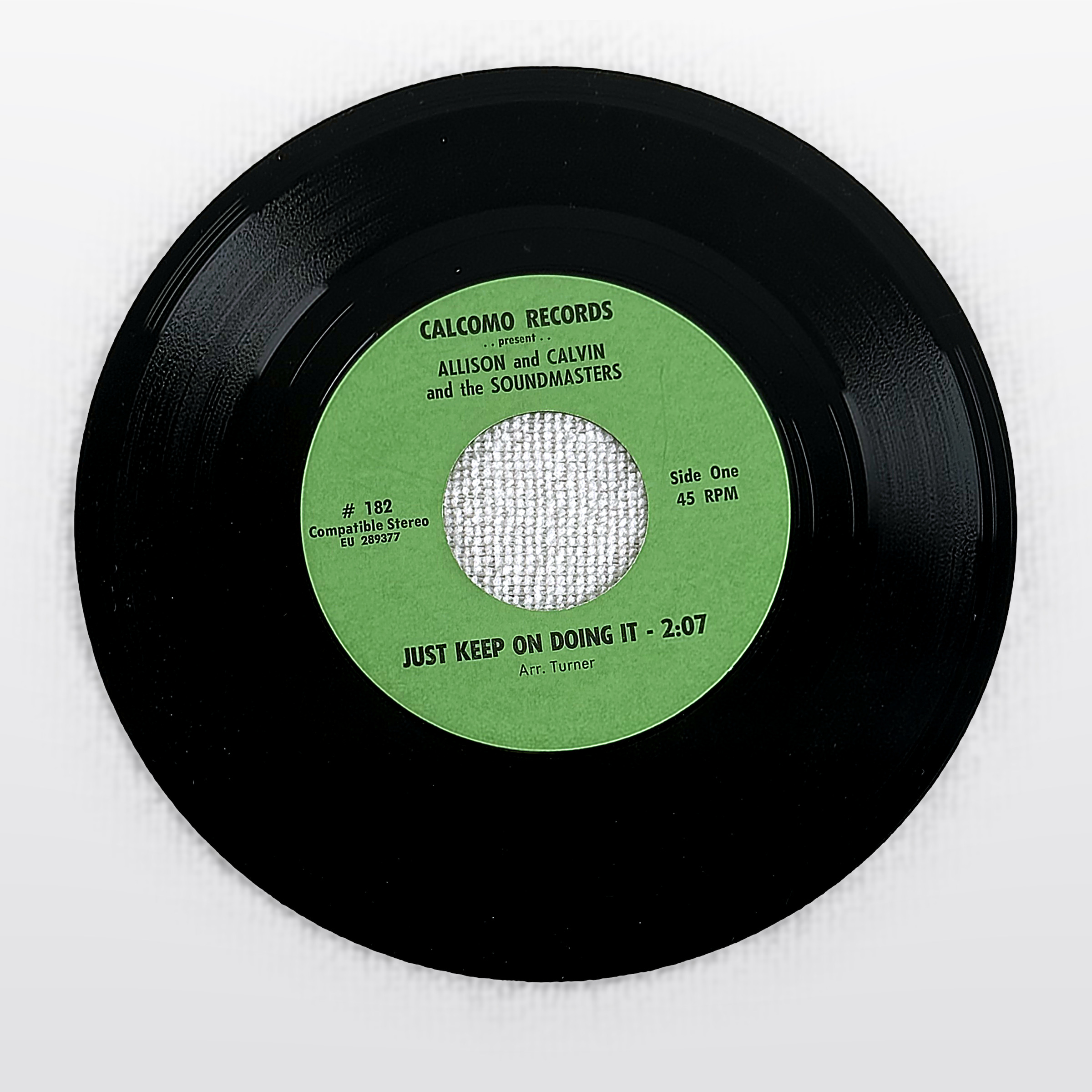 Allison And Calvin And The Just Keep On Doing It / Stinky Franky 7" 45 RPM