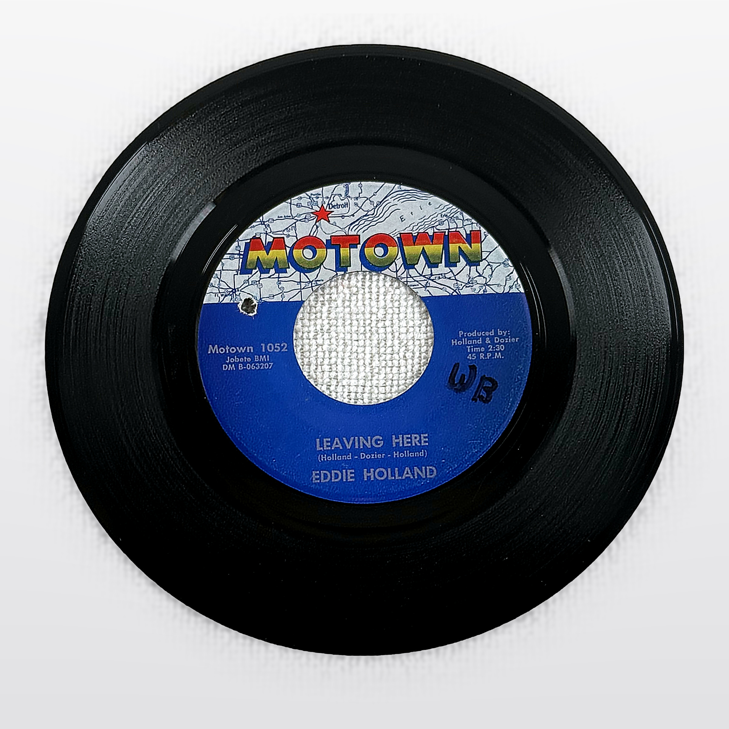 Eddie Holland Leaving Here / Brenda 7" Vinyl 45 RPM Motown 1052 Single Record