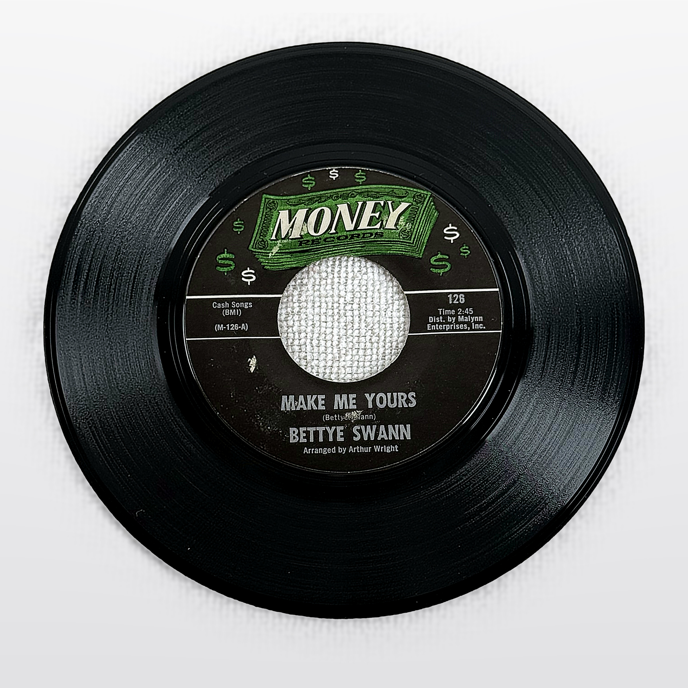 Bettye Swann Make Me Yours / I Will Not Cry 7" Single Money Records 126