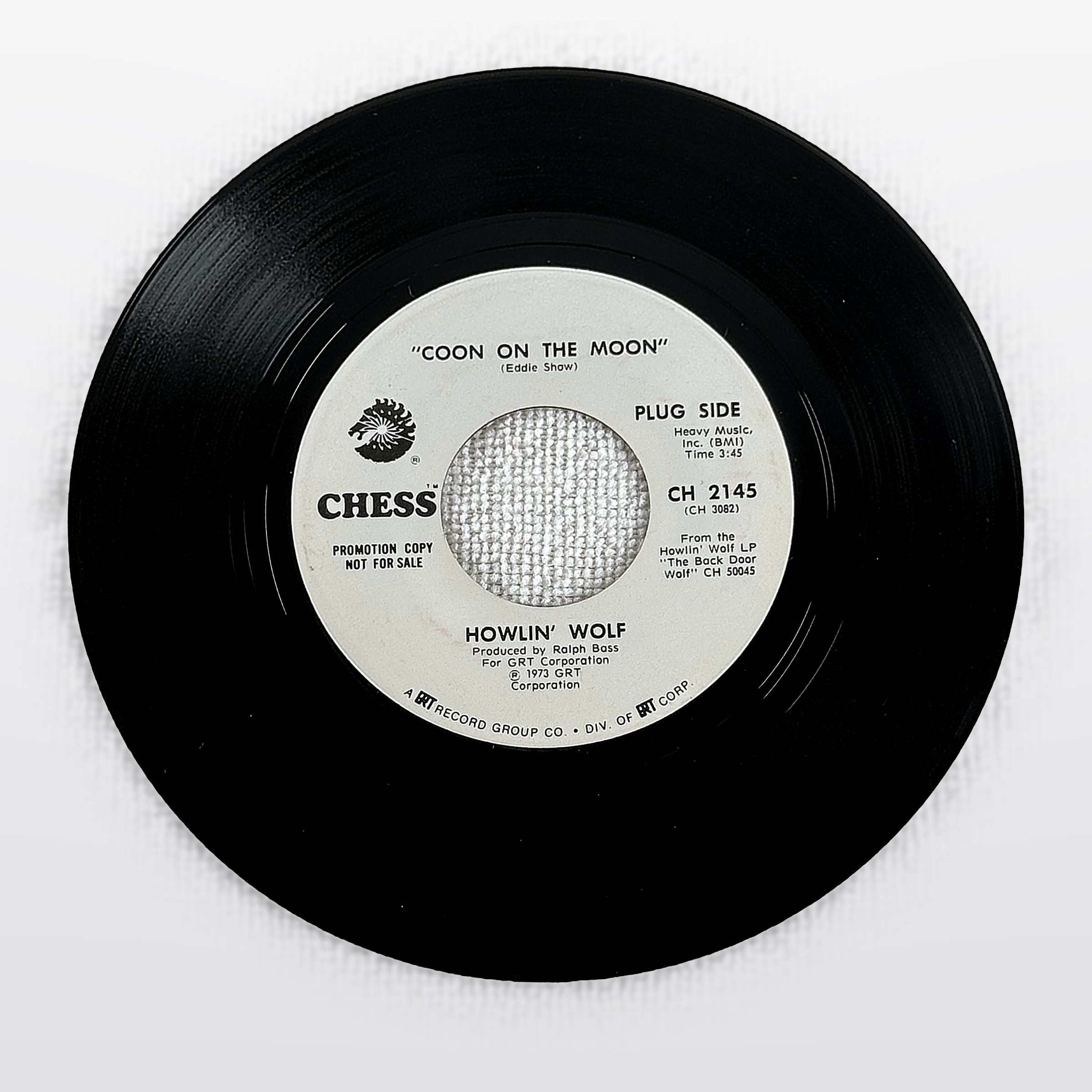 Howlin Wolf Coon On The Moon / The Back Door Wolf 7" Single Chess Ch 2145 1973