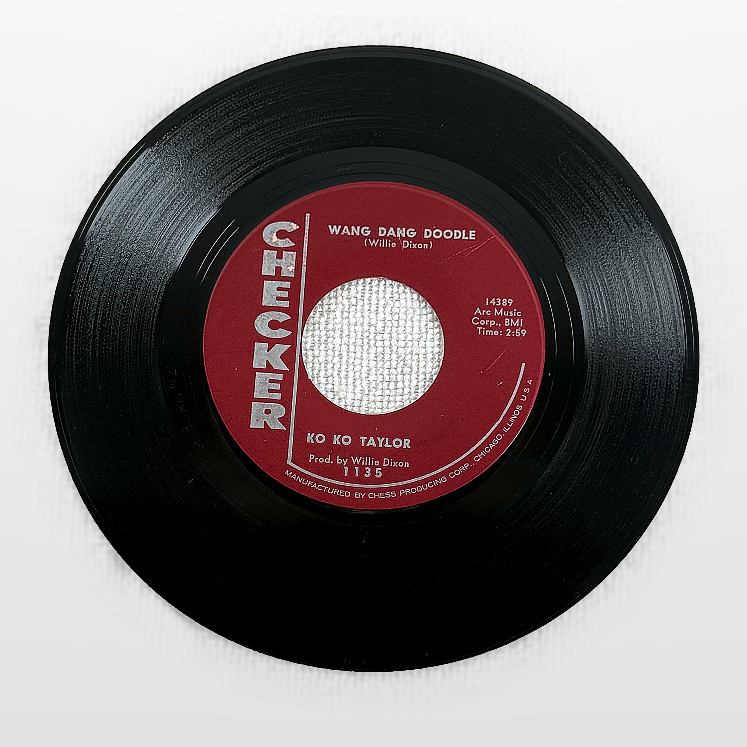 Ko Taylor Wang Dang Doodle / Blues Heaven 7" Vinyl 45 RPM Checker 1135 1966