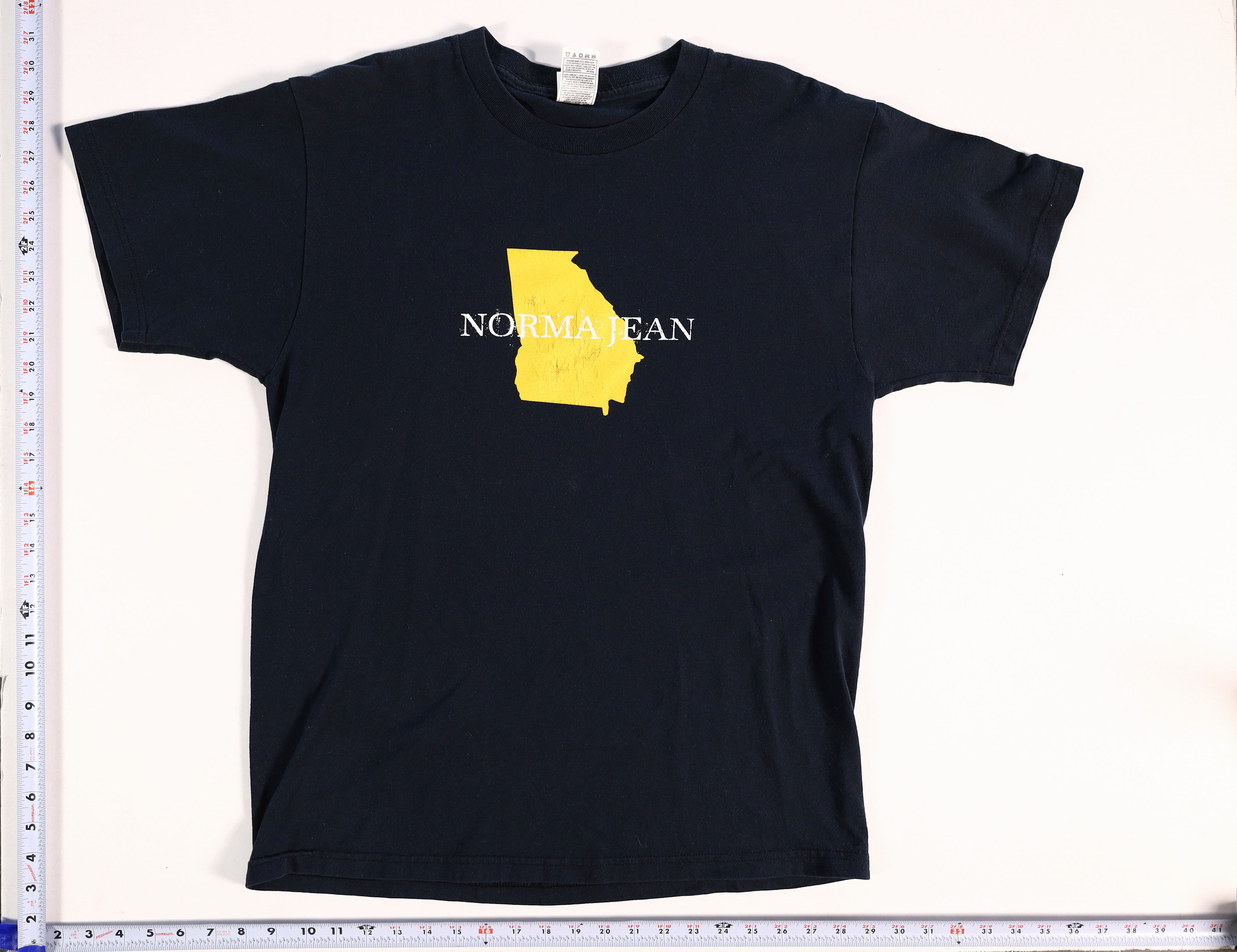 1990s Norma Jean Support Southern Rock T-Shirt Size L Black Cotton Blend