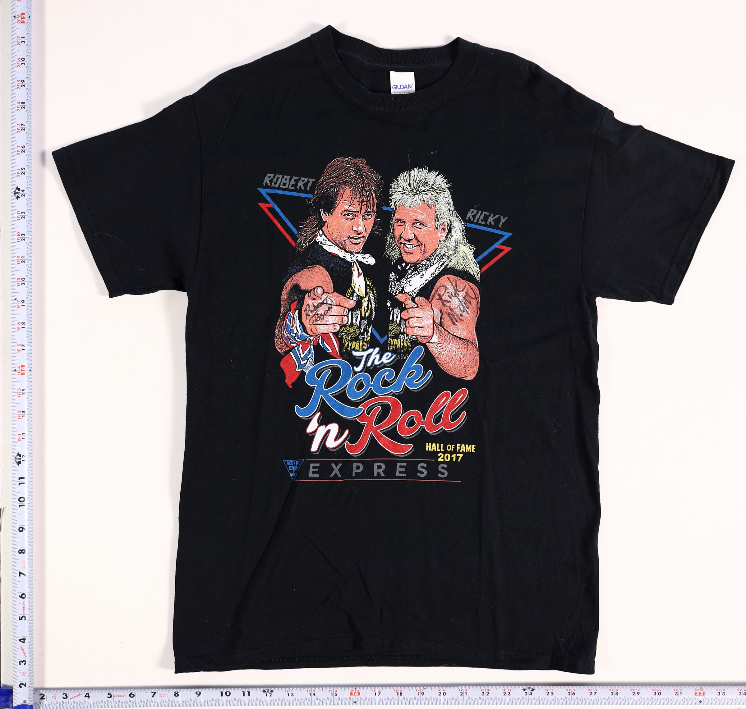2010s The Rock 'n' Roll Express Hall Of Fame 2017 T-Shirt Size M