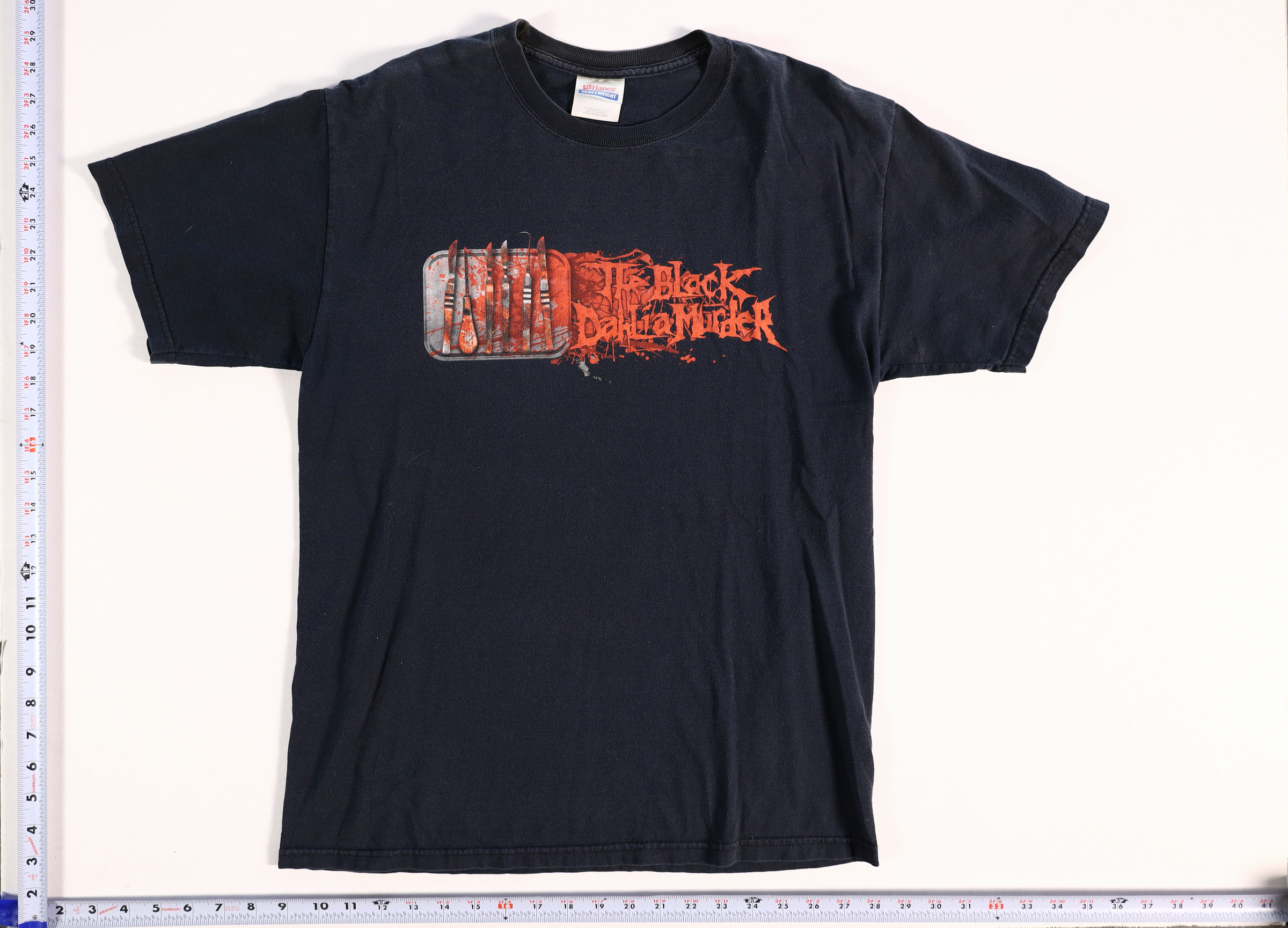 2000s The Black Dahlia Murder Dave Goes To Summer Camp 2005 Tour T-Shirt Size M