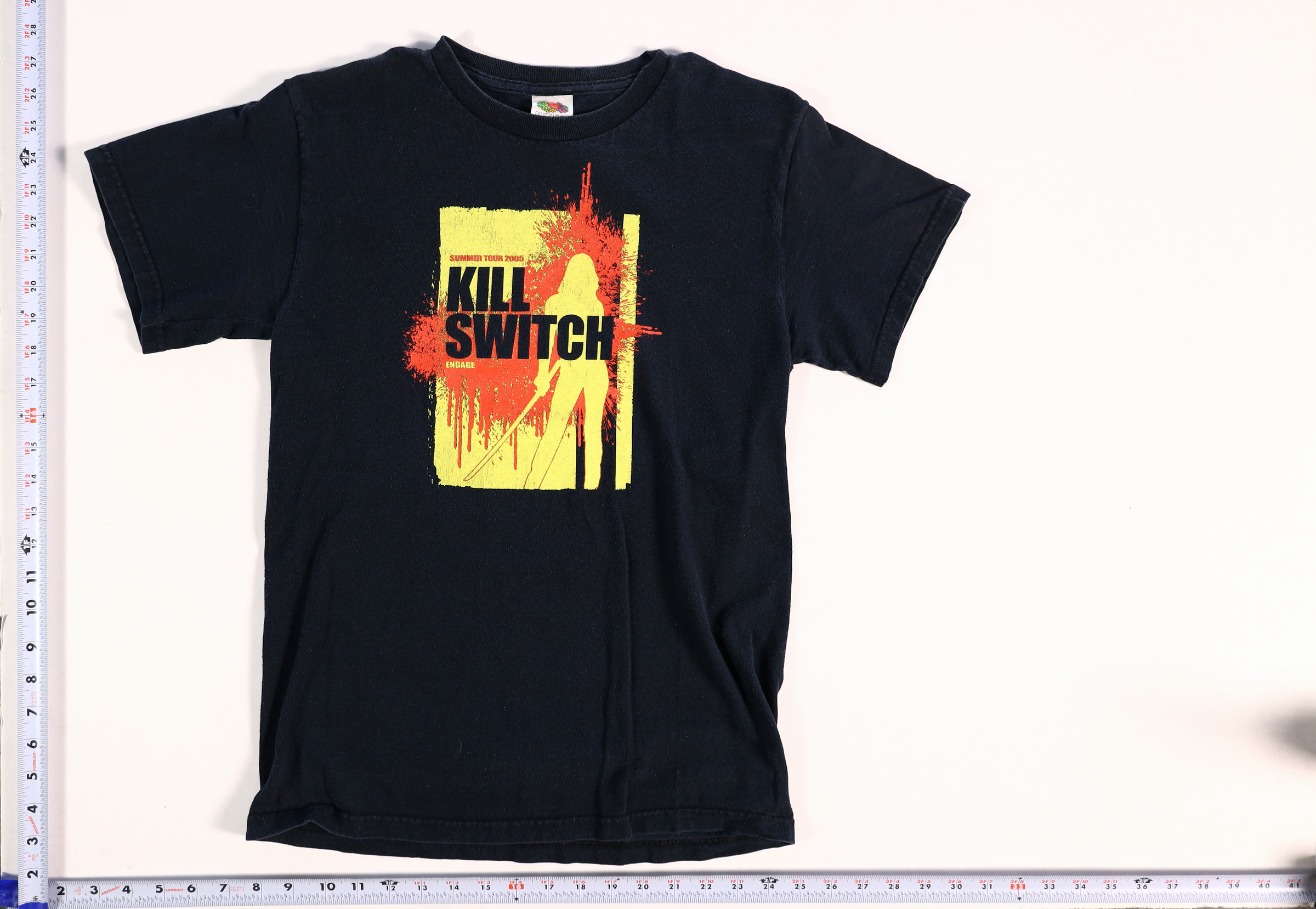 2000s Killswitch Engage Summer Tour 2005 T-Shirt Size S Black Cotton