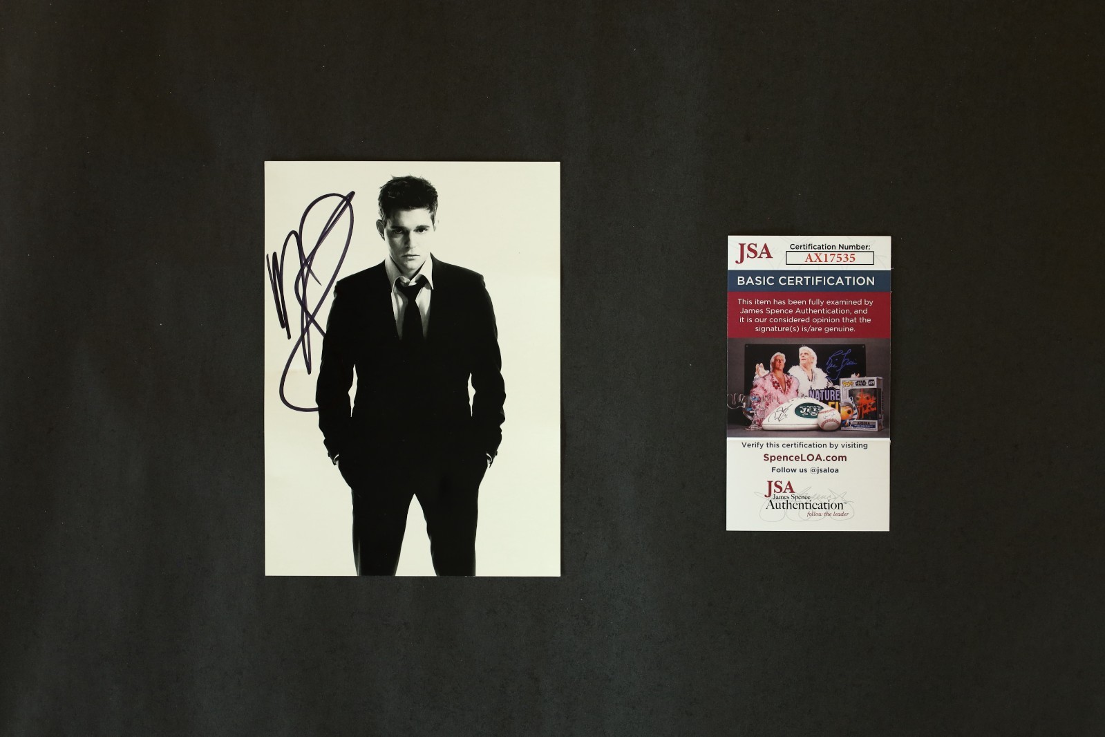 Michael Bublé Signed 8x10 Photo JSA COA Autograph Authentic Singer Jazz Pop