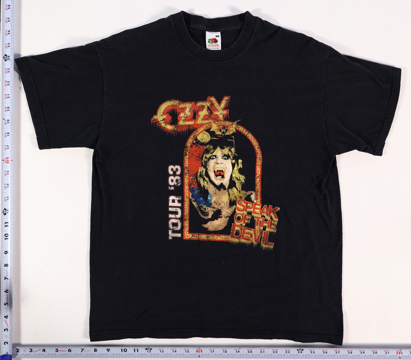 Ozzy Speak Of The Devil T-Shirt Size M Cotton Short Sleeve Graphic Tee