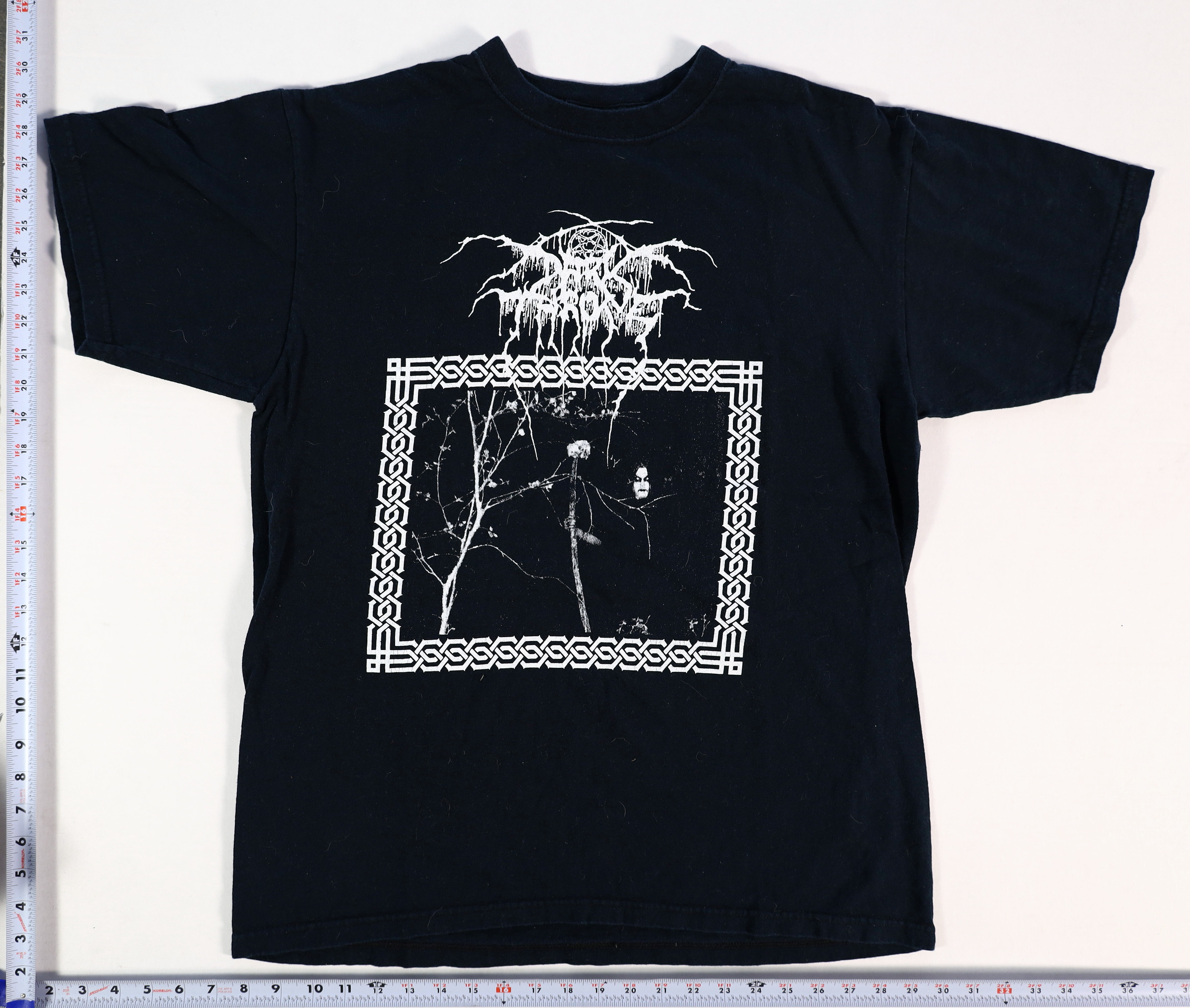 Darkthrone T-Shirt Size L Black Cotton Short Sleeve Graphic Tee