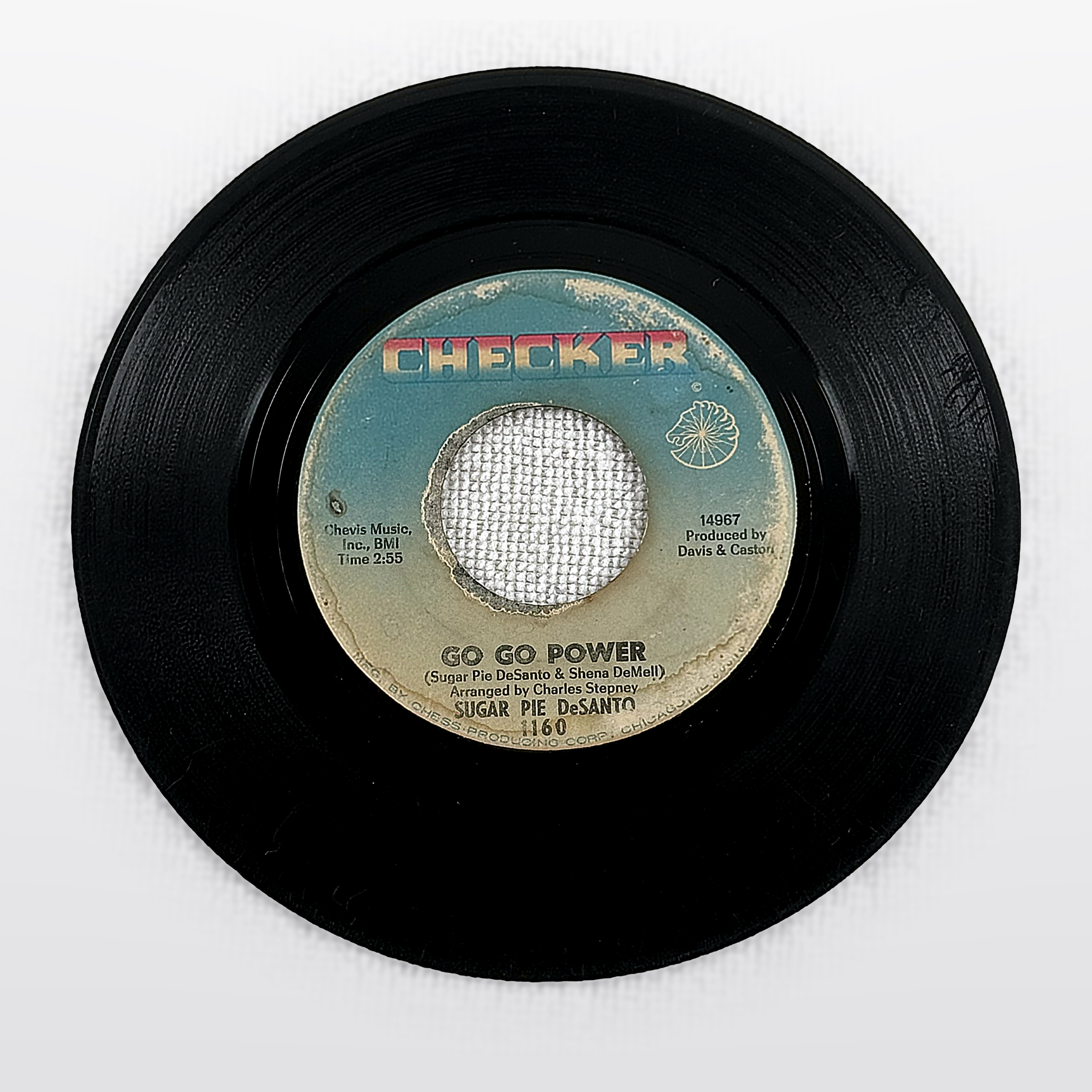 SUGAR PIE Desanto Go Power / Good Timin 7 Inch Vinyl Single Checker 1160