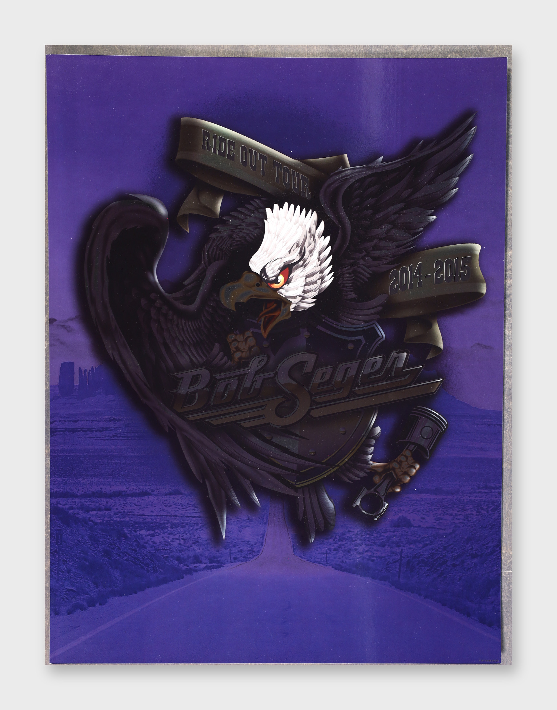 Bob Seger Ride Out Tour 2014-2015 18x24 Poster