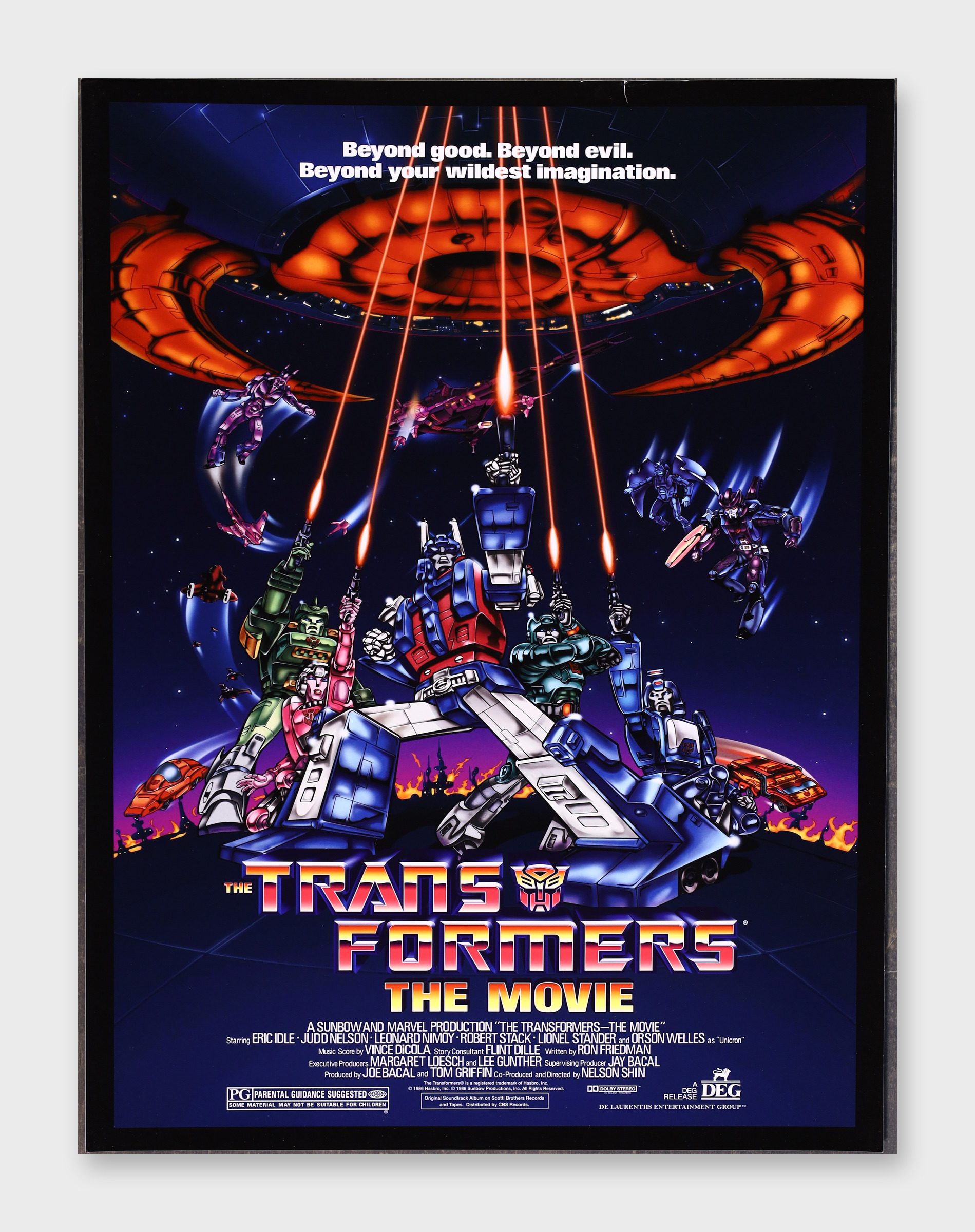 The Transformers The Movie 18x24 Poster De Laurentiis Entertainment Group