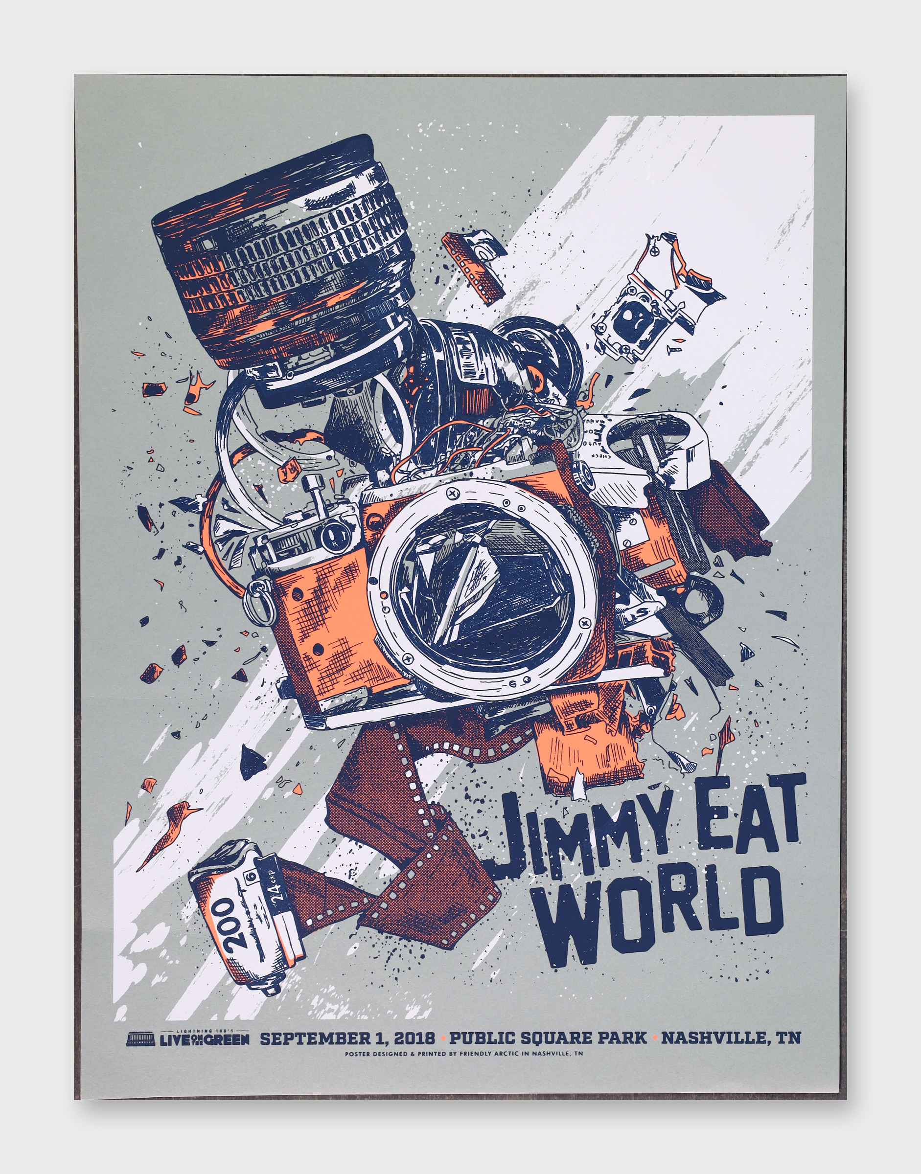 Jimmy Eat World 18x24 Poster Friendly Arctic 2018