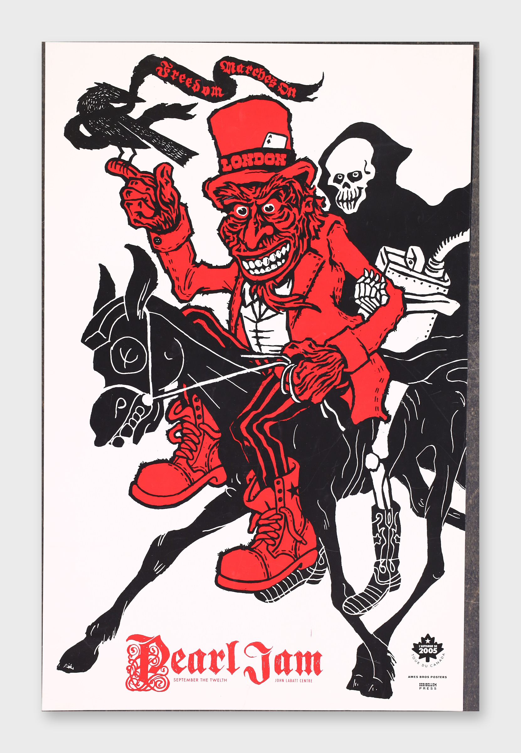 Pearl Jam London Ontario Poster 2005 18x24
