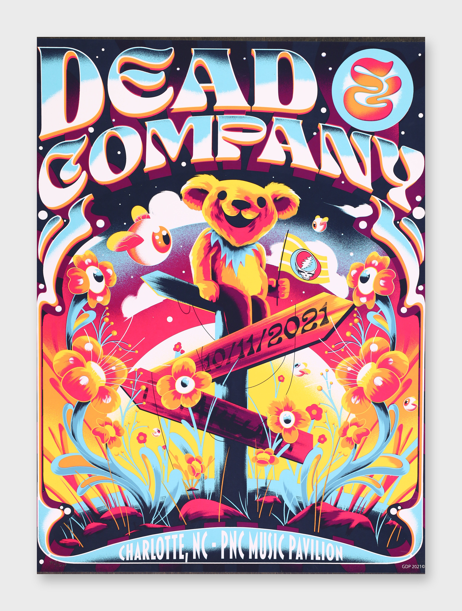 DEAD & Company Charlotte NC PNC Music Pavilion 10/11/2021 18x24 Poster GCP