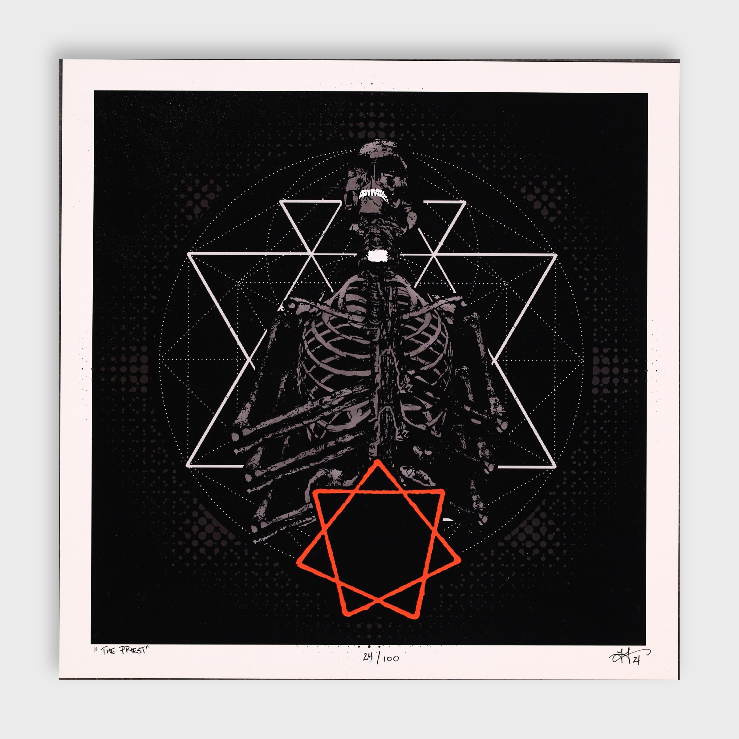 The Priest Jason Lafave Art Print 12x12