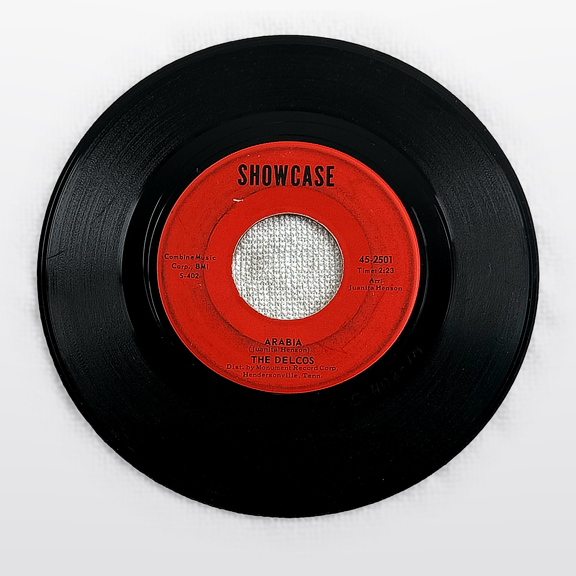 The Delcos Arabia 7" Vinyl 45 RPM Showcase 45-2501 Single Record