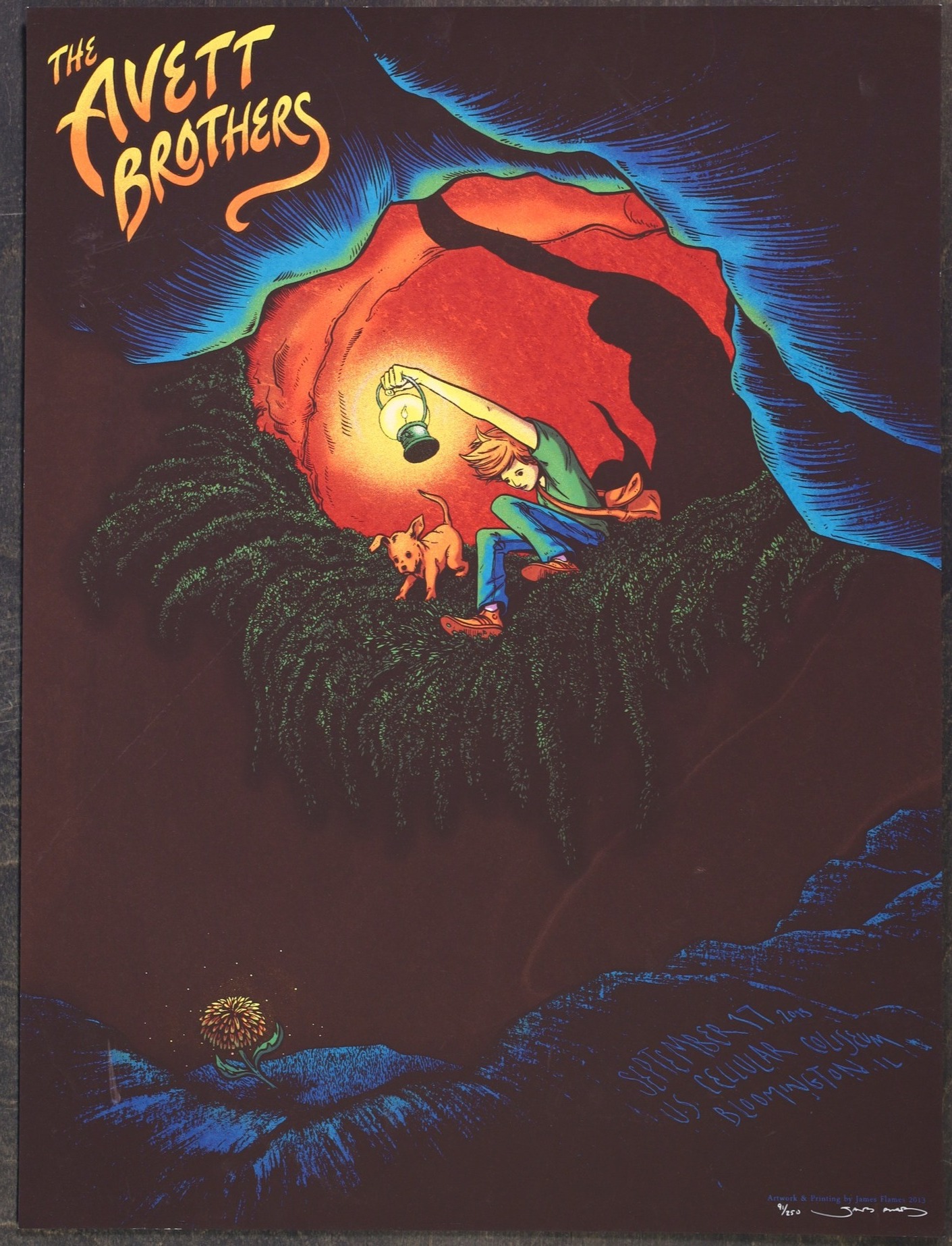 The Avett Brothersn Concert Poster 18x24