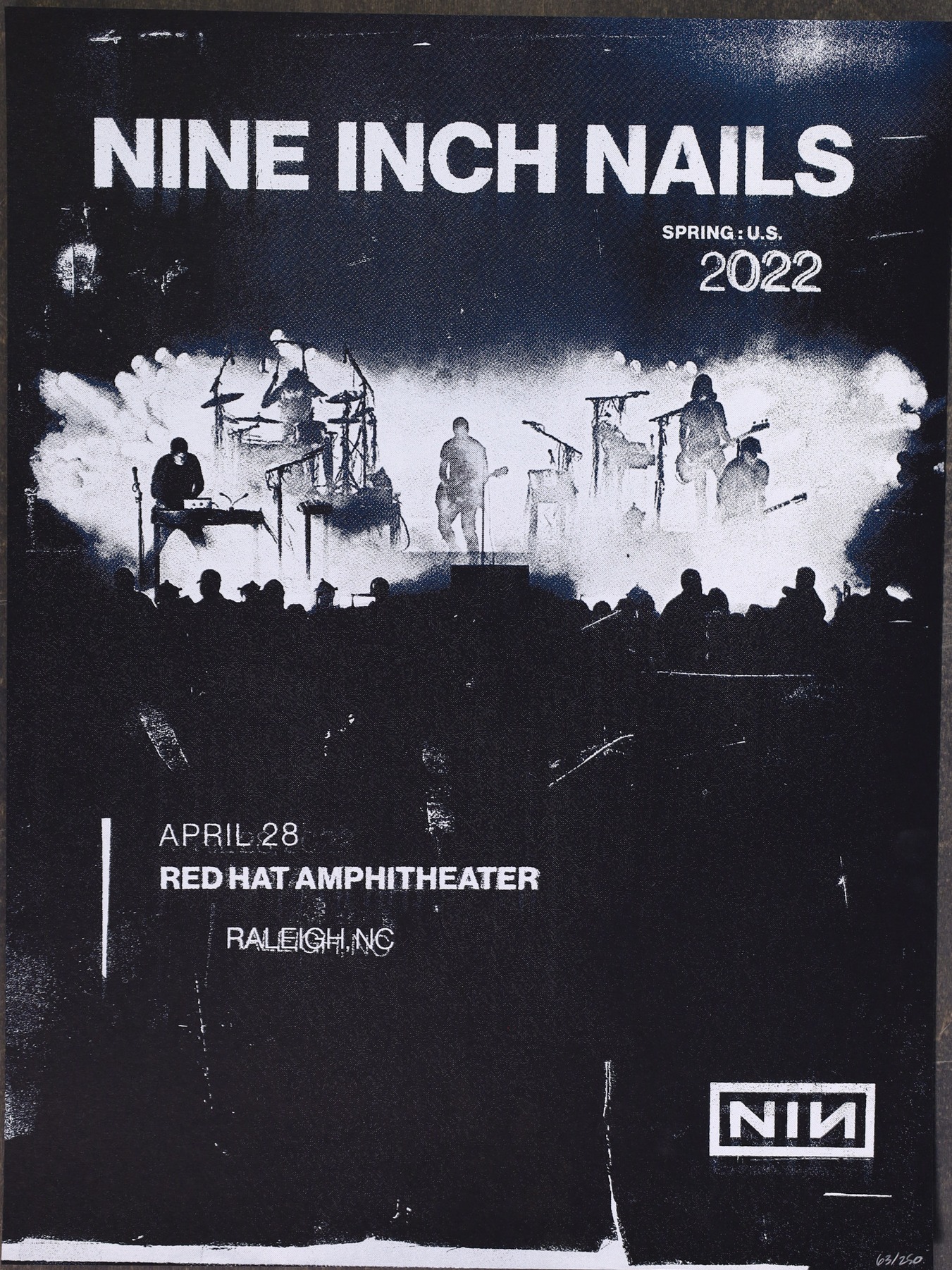 Nine Inch Nails Spring U S 2022 Poster