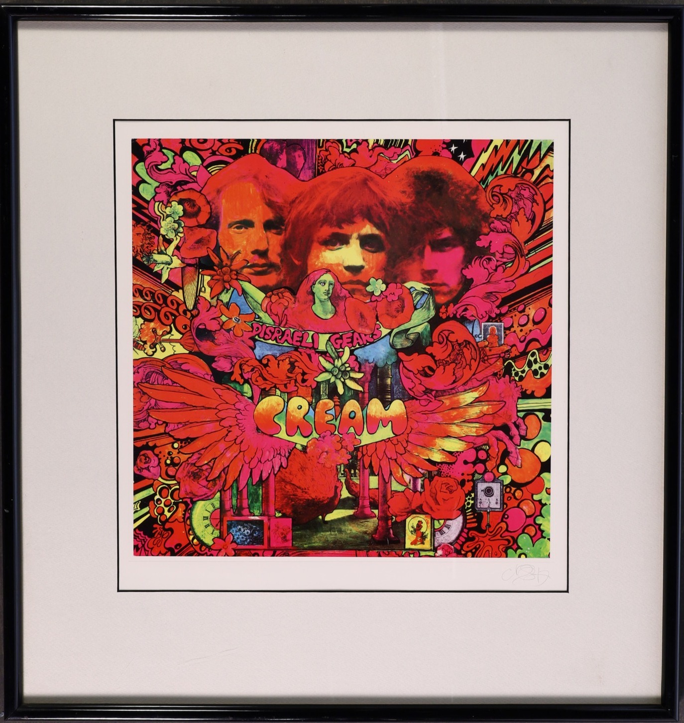 Cream Disraeli Gears Framed Album Cover Poster