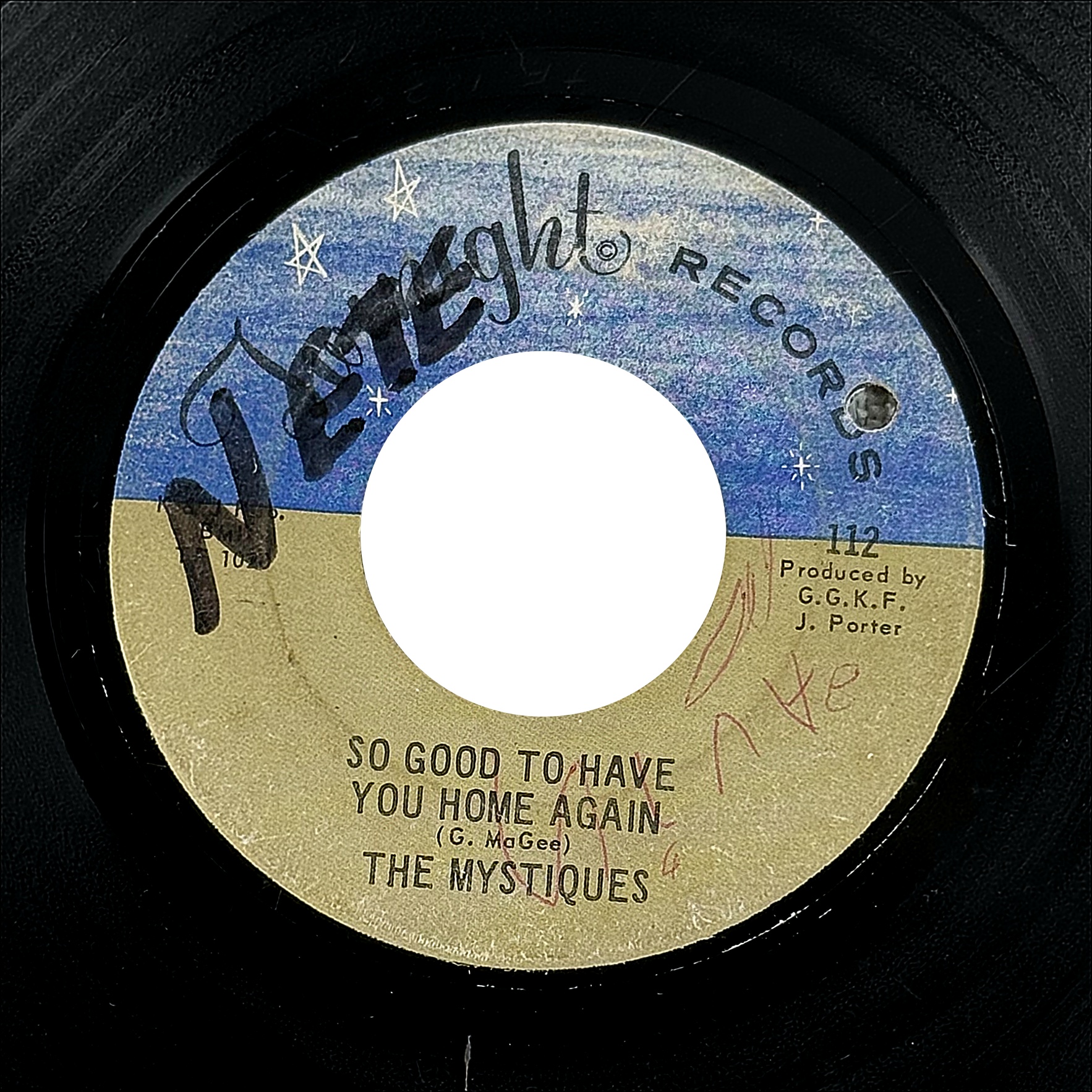 The Mystiques Put Out The Fire / So Good To Have You Home Again 7" Vinyl 45 RPM