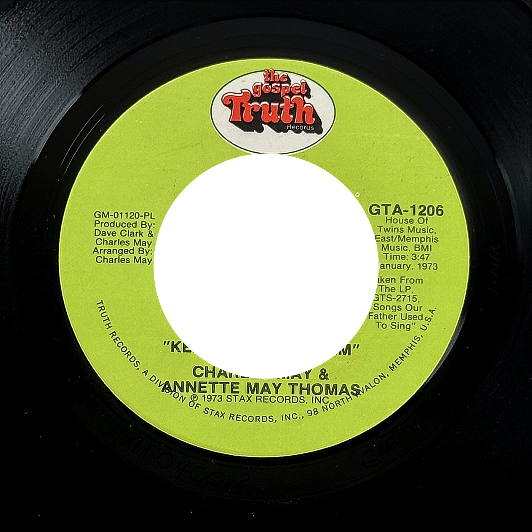 Charles May & Annette May Thomas Keep My Baby Warm / Satisfied 7" Vinyl 45 RPM
