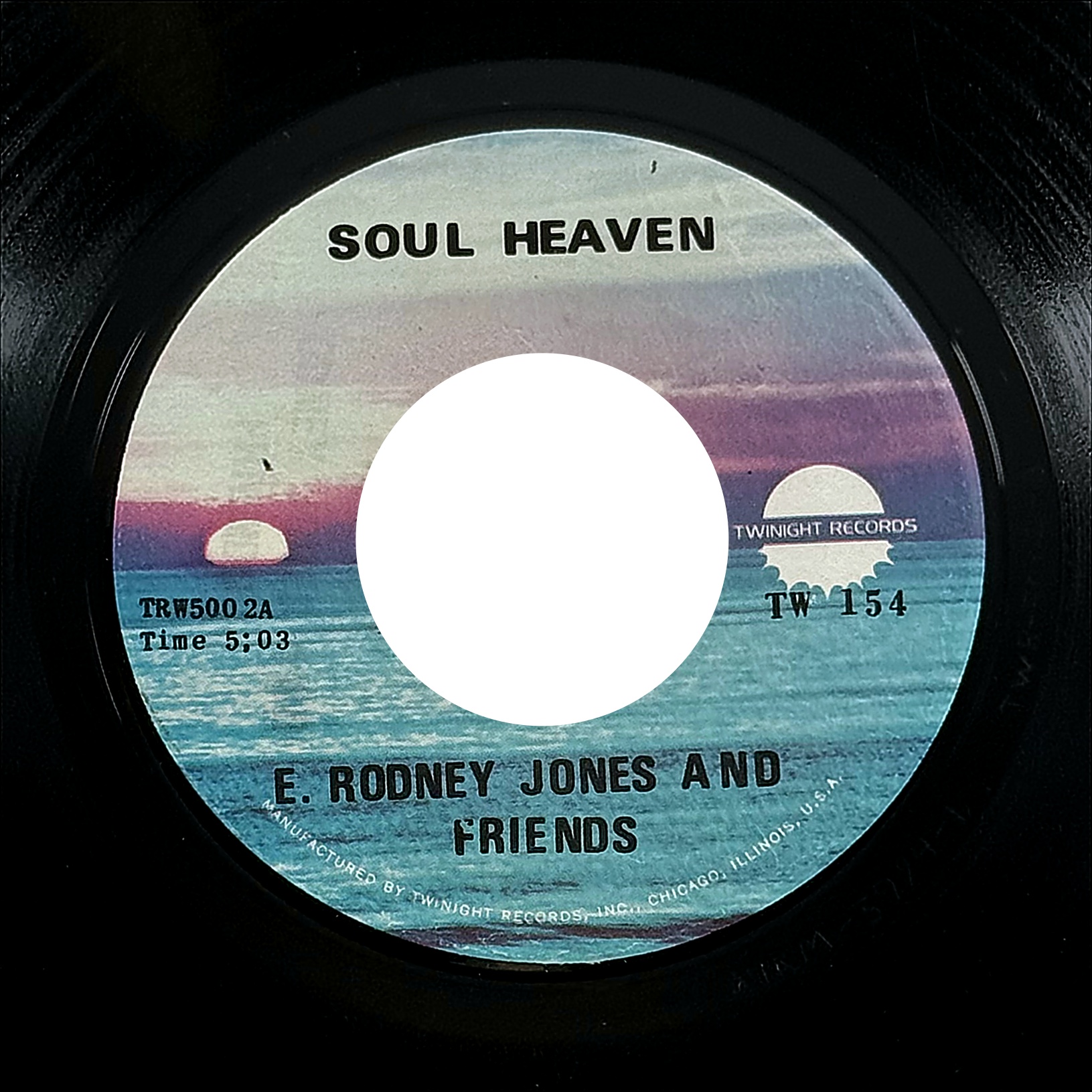 E Rodney Jones And Friends Soul Heaven 7" Vinyl 45 RPM Twilight Records TW 154