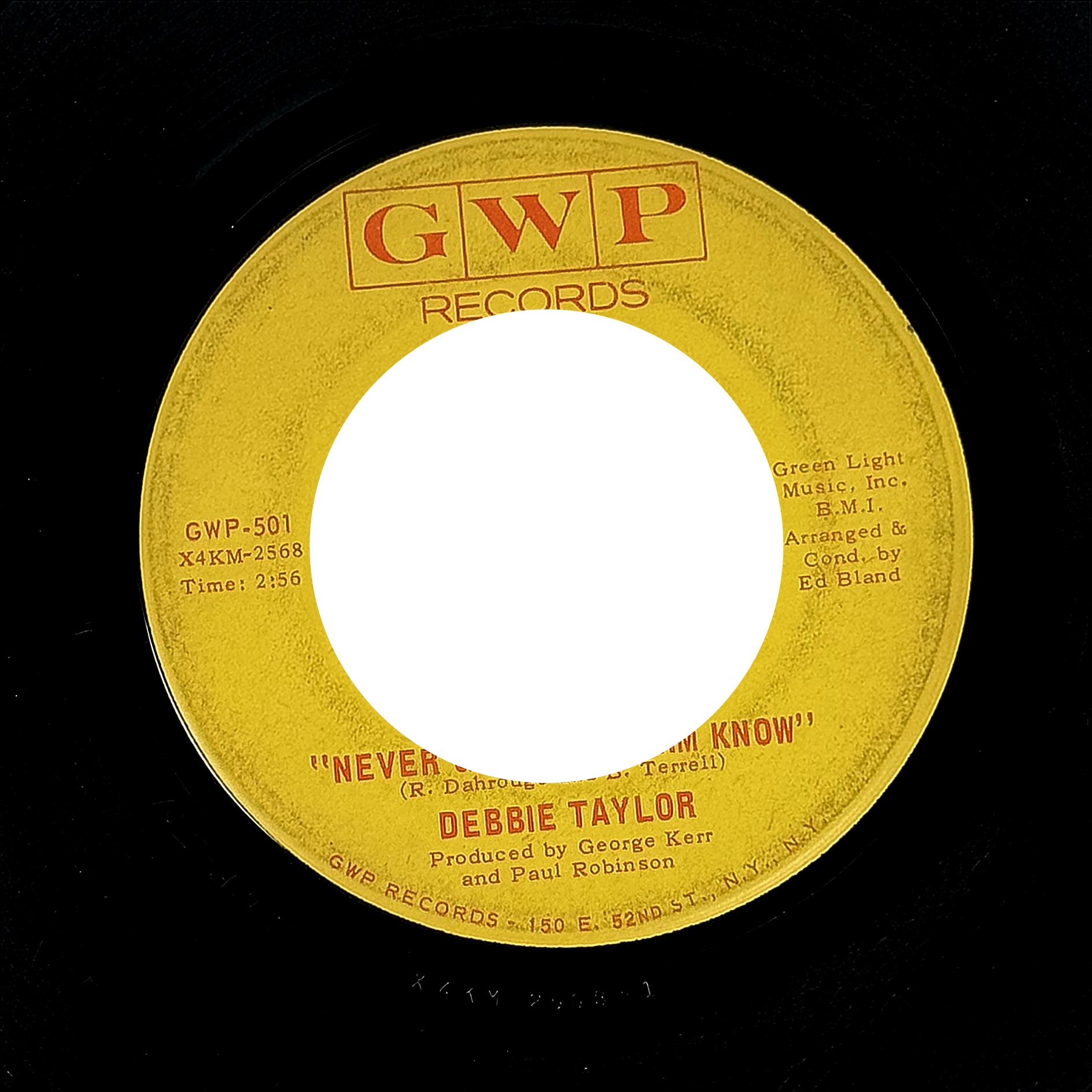 Debbie Taylor Never Gonna Let Him Know / Let's Prove Them Wrong 7" Vinyl 45 RPM