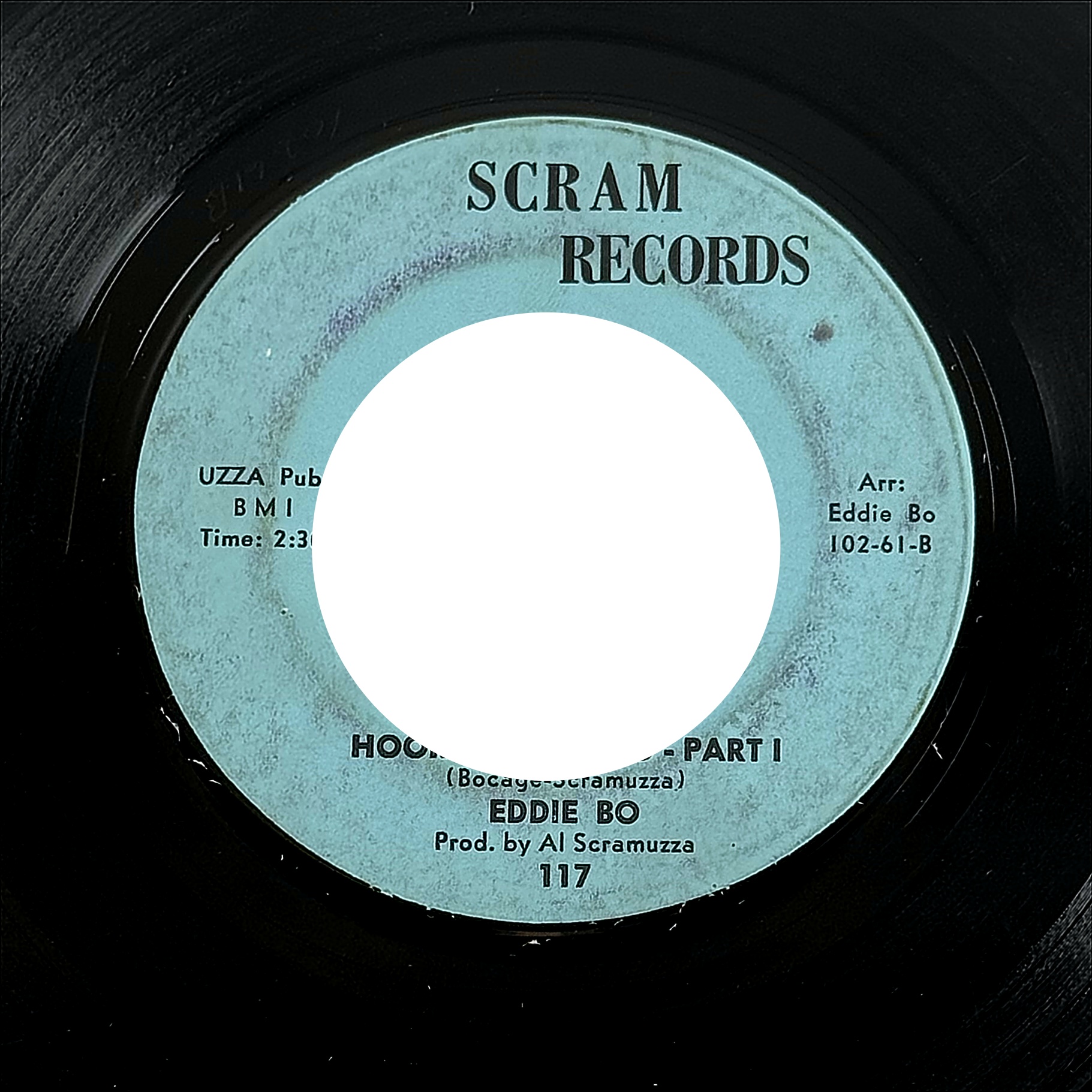 Eddie Bo Hook And Sling Part I / Hook And Sling Part II 7" Vinyl 45 RPM 1969